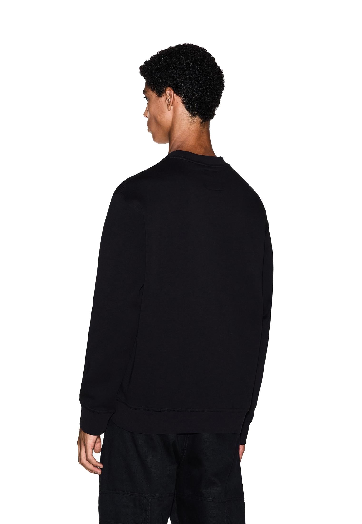 Felpa nera girocollo misto cotone Armani Exchange A25 XM000368 AF10818 UC001UC001 ARMANI EXCHANGE 