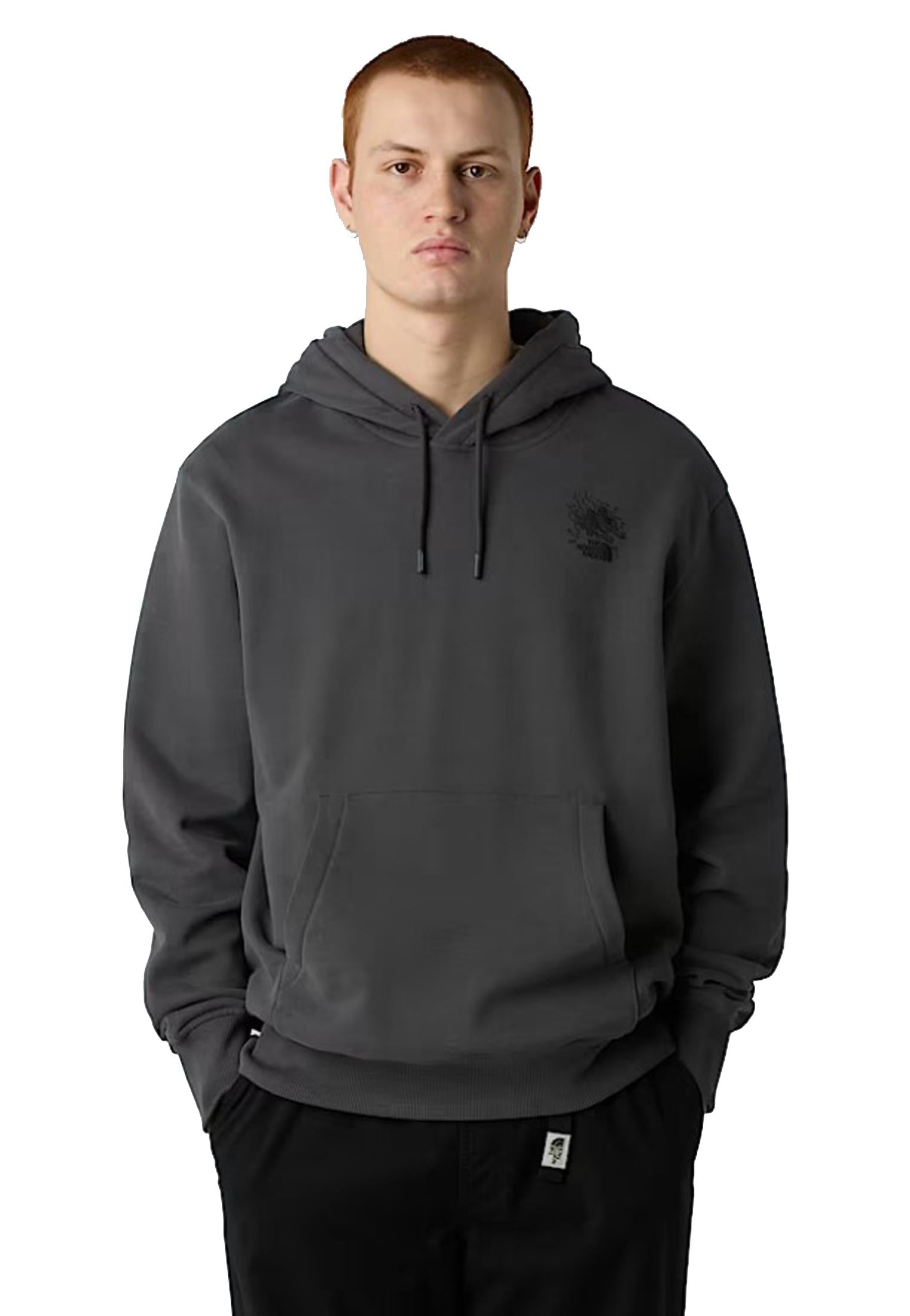 Felpa con cappuccio grigia Powder Days Relaxed The North Face A25 NF0A8E4G0C51 NF0C5NF0C5 THE NORTH FACE 