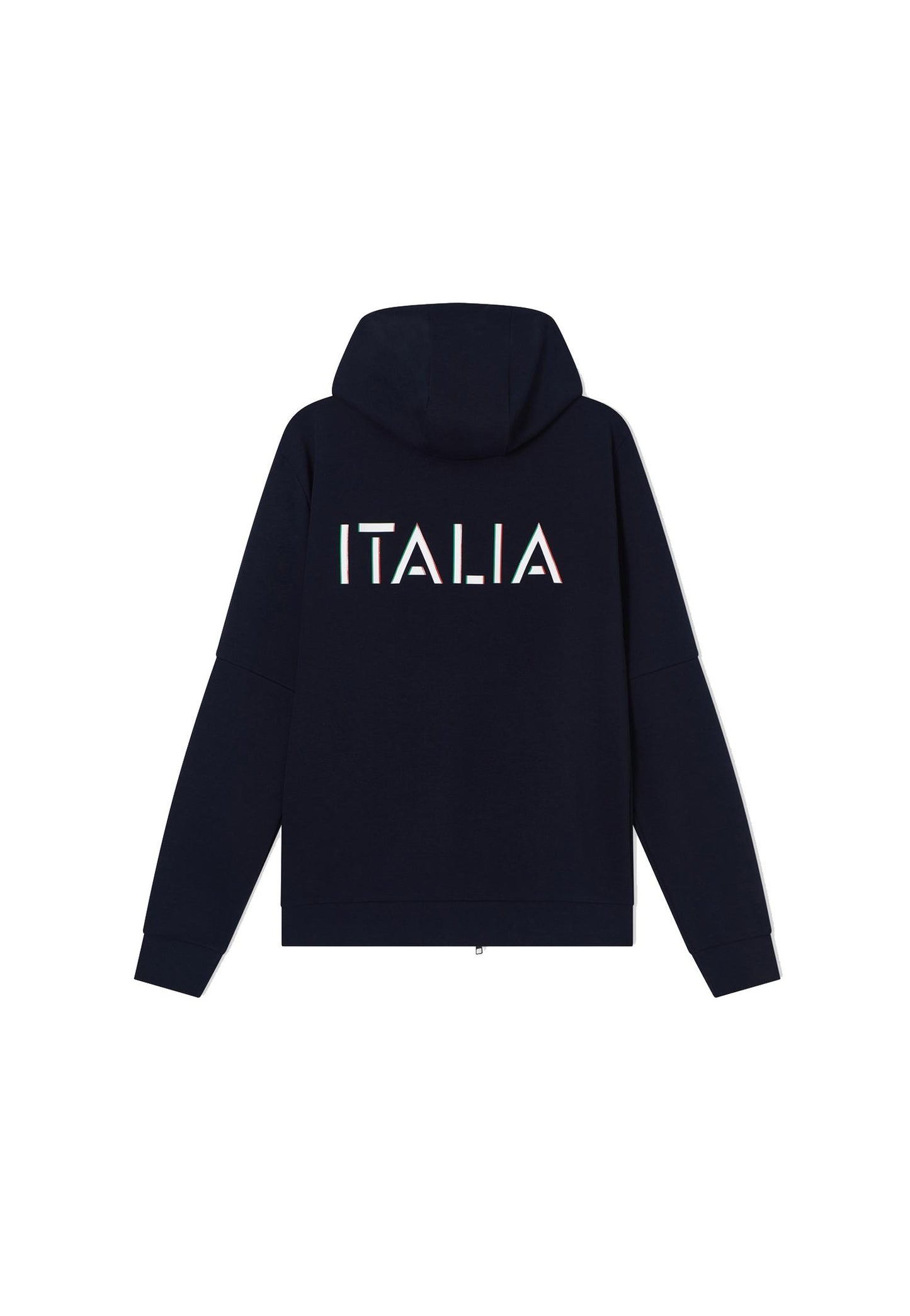 Felpa con cappuccio full zip blu Italia misto cotone EA7 Armani P26 7M001863 AF12660 UB102UB102 EA7 