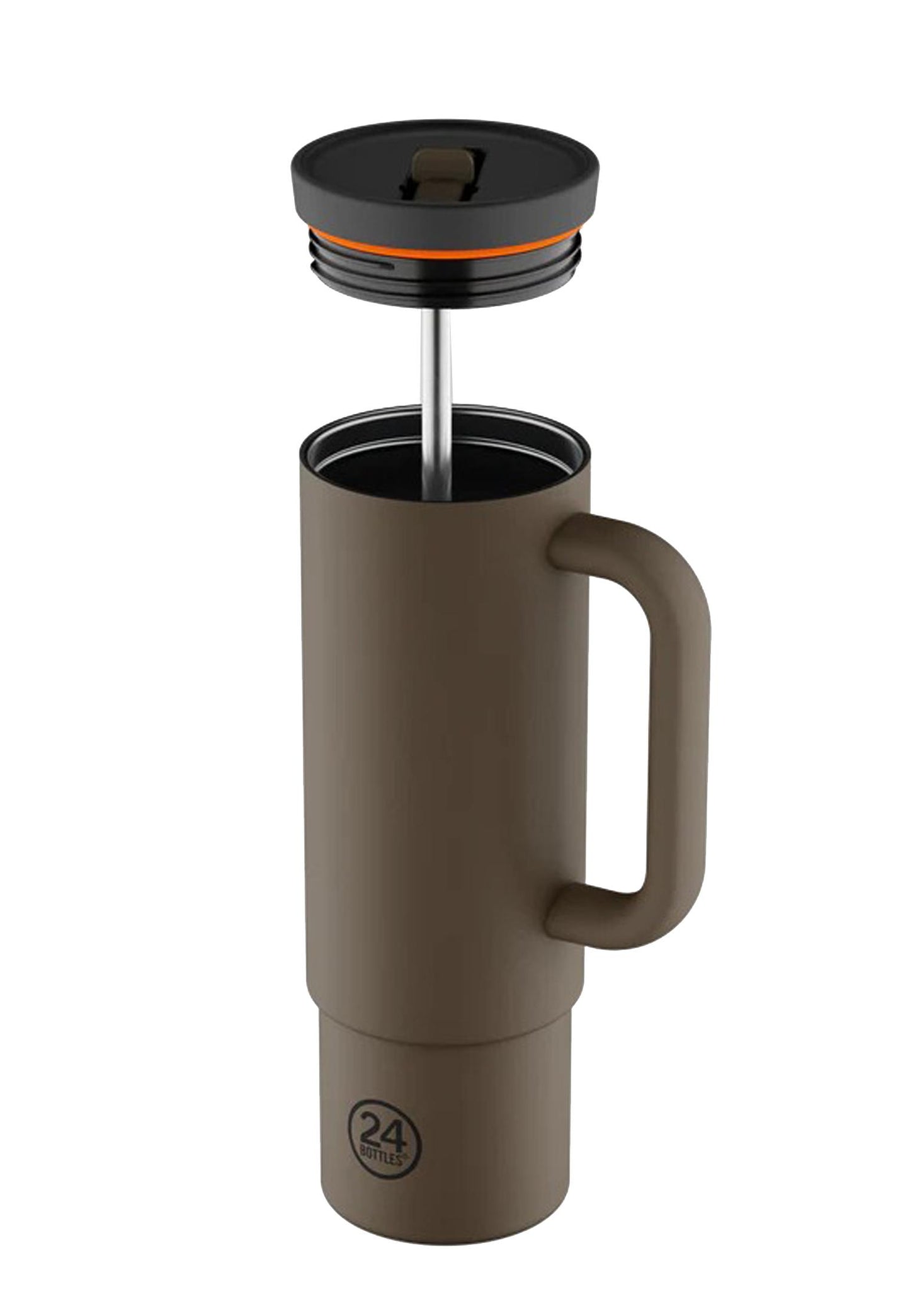 Borraccia Termica Straw Cup Mocha 800ml 24Bottles 2239 800ML 24BOTTLES 