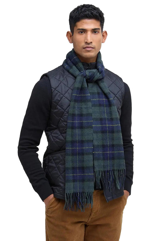 Sciarpa blu lana tartan Barbour A25 252MUSC0001 TN28TN28 BARBOUR 