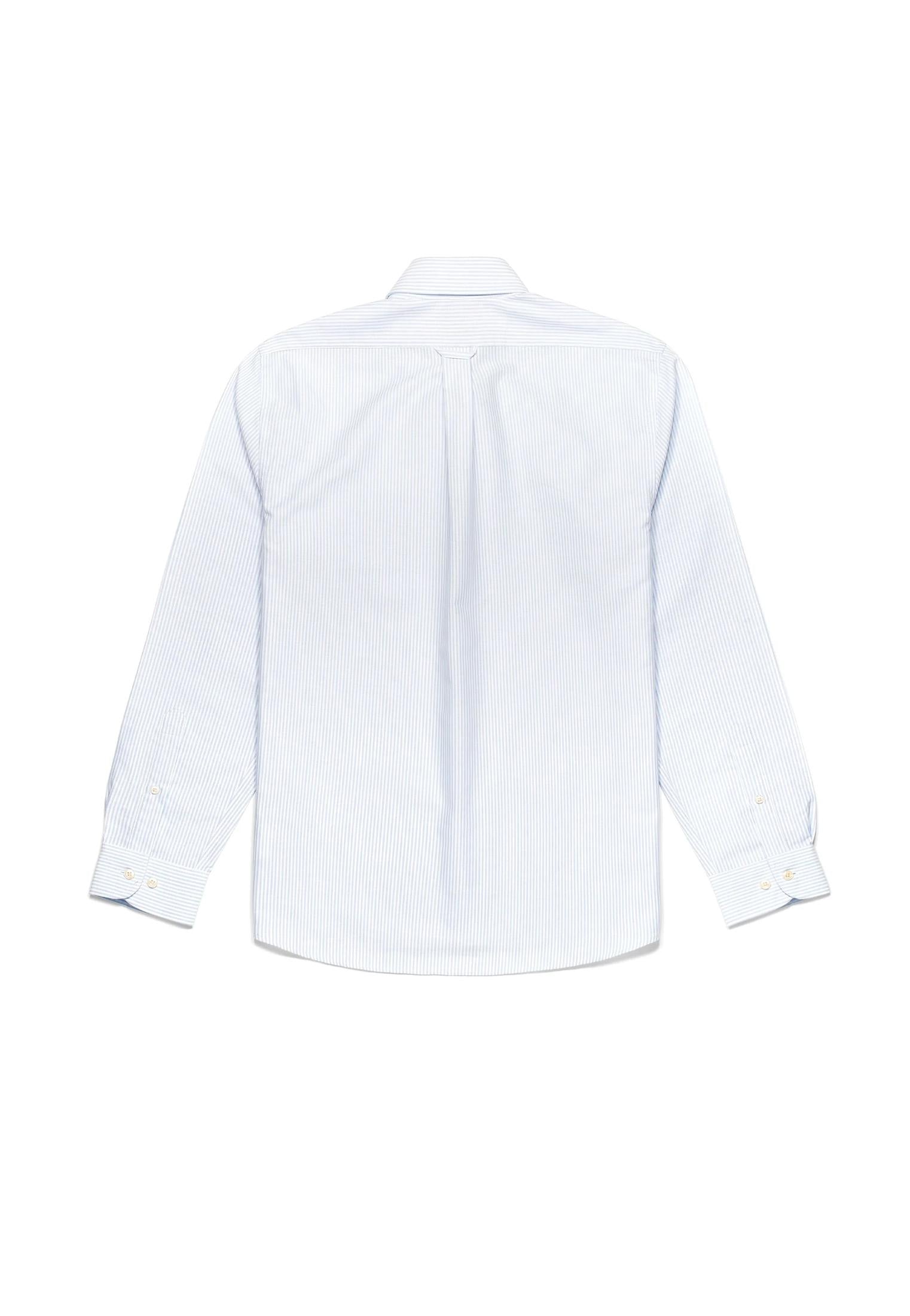 Camicia cotone a righe azzurra bianca Doubling Sebago A25 7111PEW A0OA0O SEBAGO 