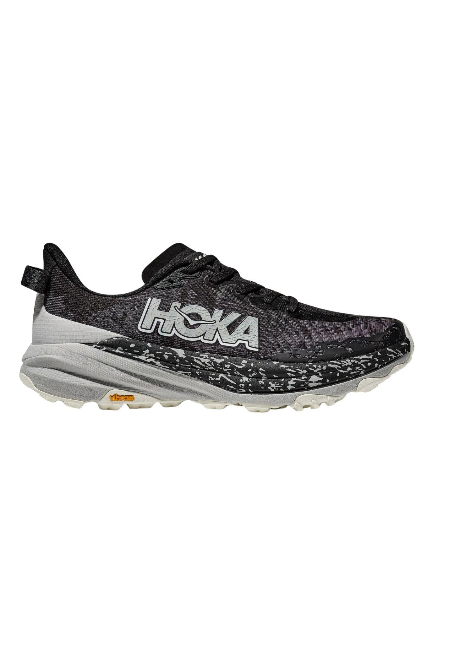 Scarpe sneakers da corsa uomo nero grigio Speedgoat 6 Hoka A24 1147791 BKSTRBLACK WHITE HOKA 