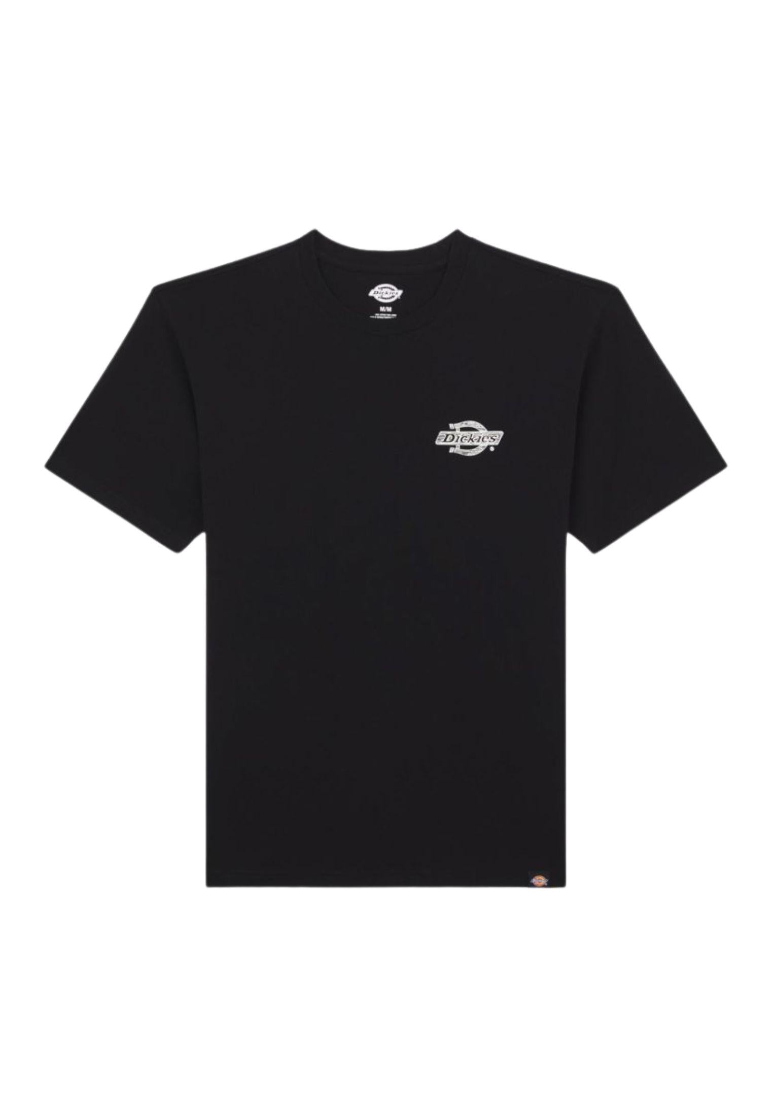 T-shirt nero Wood con logo Dickies P25 DK0A4ZATBLK1 DKBLKDKBLK DICKIES 