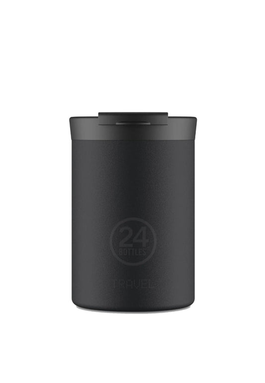Tazza termica nera Travel Tumbler 24Bottles 561- Stone Tuxedo Black 350 ml 24BOTTLES 