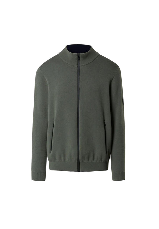 Maglione cardigan full zip verde impermeabile North Sails A25 699170 09210921 NORTH SAILS 