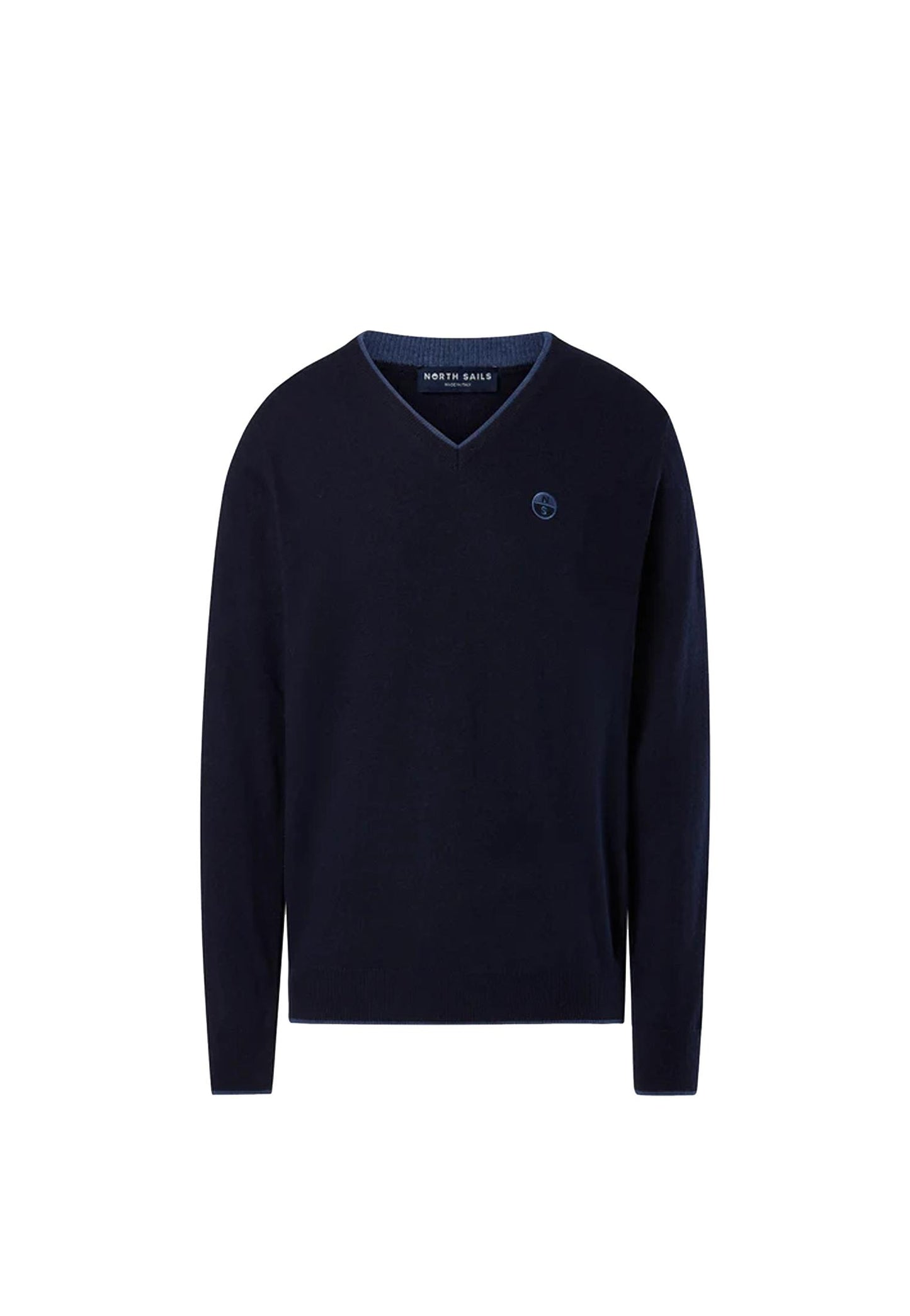Maglione girocollo logo ricamato blu navy North Sails A25 699776 08020802 NORTH SAILS 