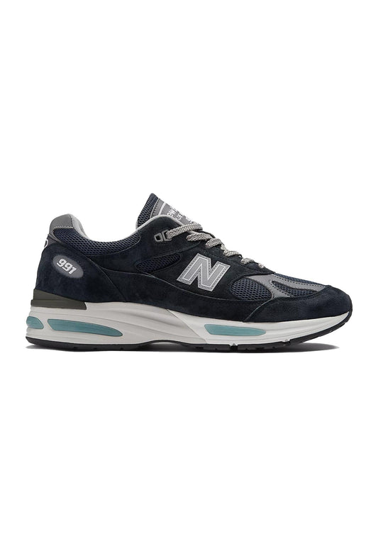 Scarpe sneakers pelle da running UK 991v2 New Balance P25