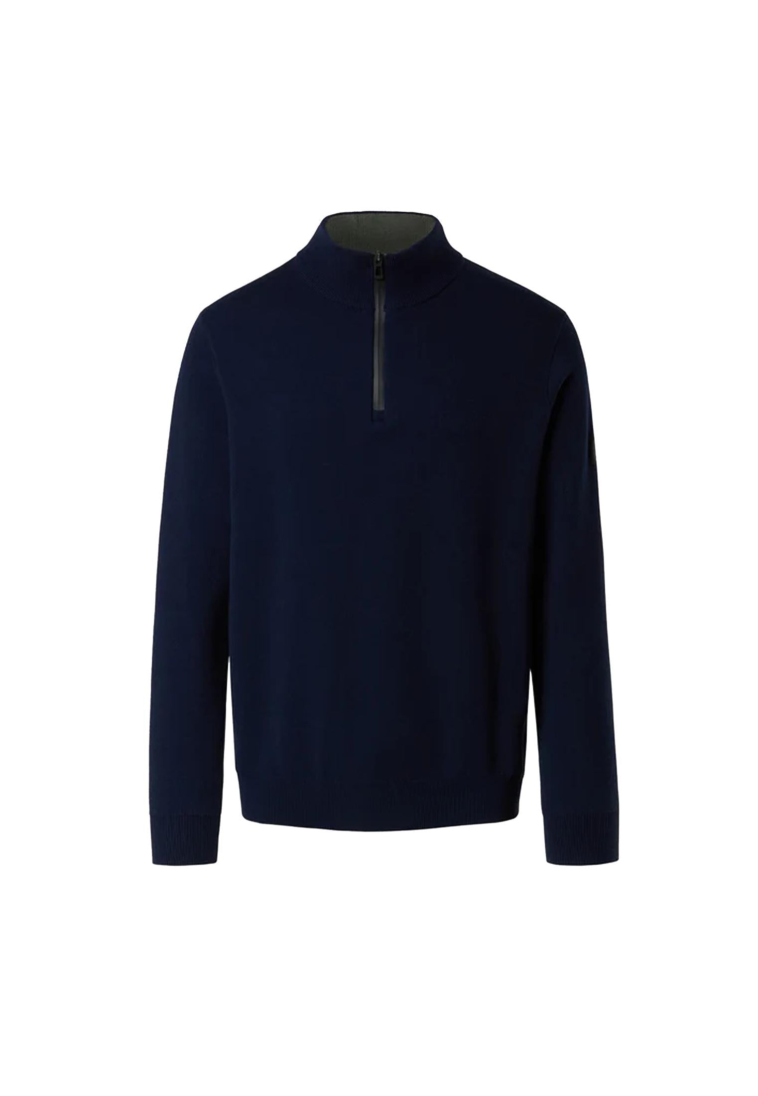 Maglione mezza zip blu navy impermeabile tecnico North Sails A25 699169 08020802 NORTH SAILS 