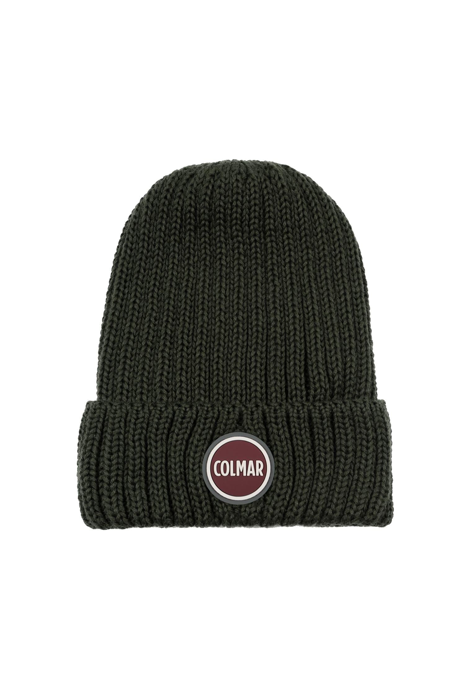 Berretto a coste con risvolto unisex verde Colmar A25 5096N 2YB498 COLMAR ORIGINALS 