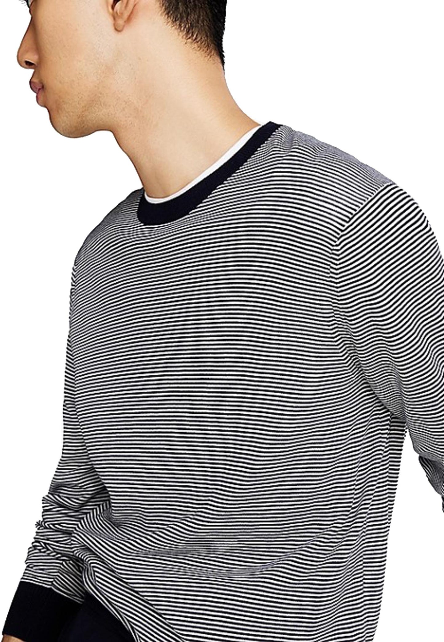 Maglia pullover cotone a righe Tommy Hilfiger P25