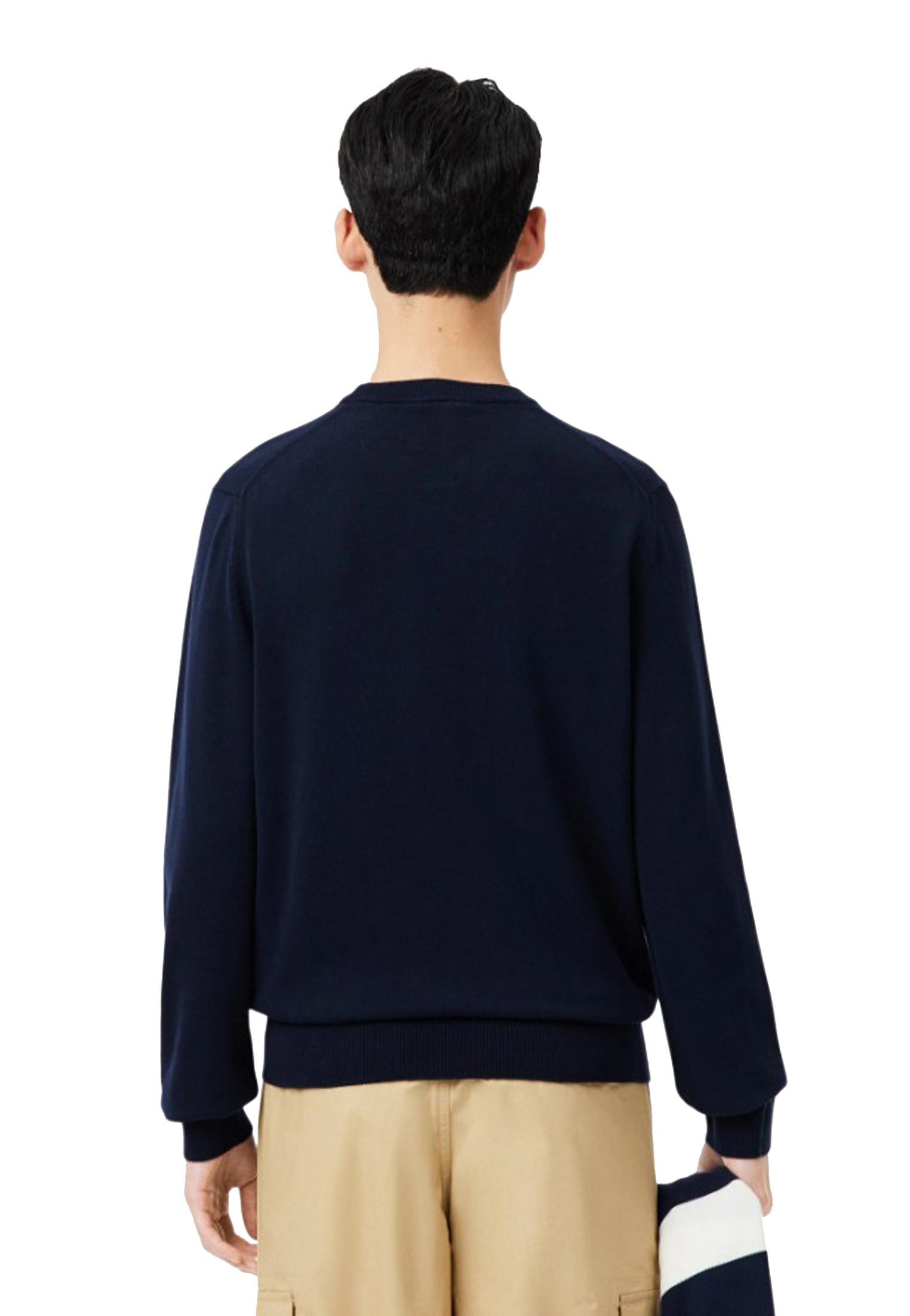 Maglia pullover girocollo blu cotone Lacoste P26 AH1985 166166 LACOSTE 