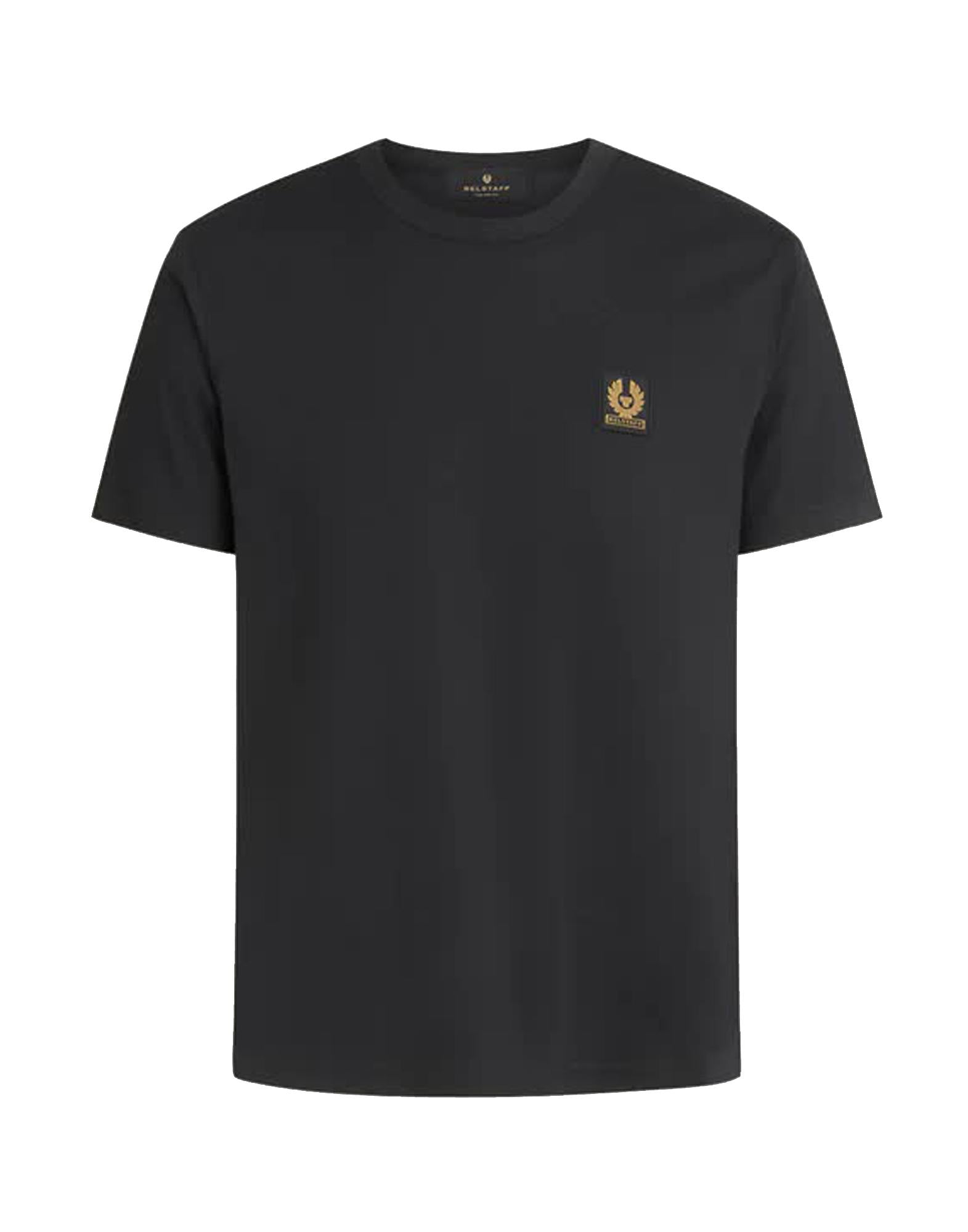 T-shirt girocollo nera cotone Belstaff P26 100055 BlackBlack BELSTAFF 