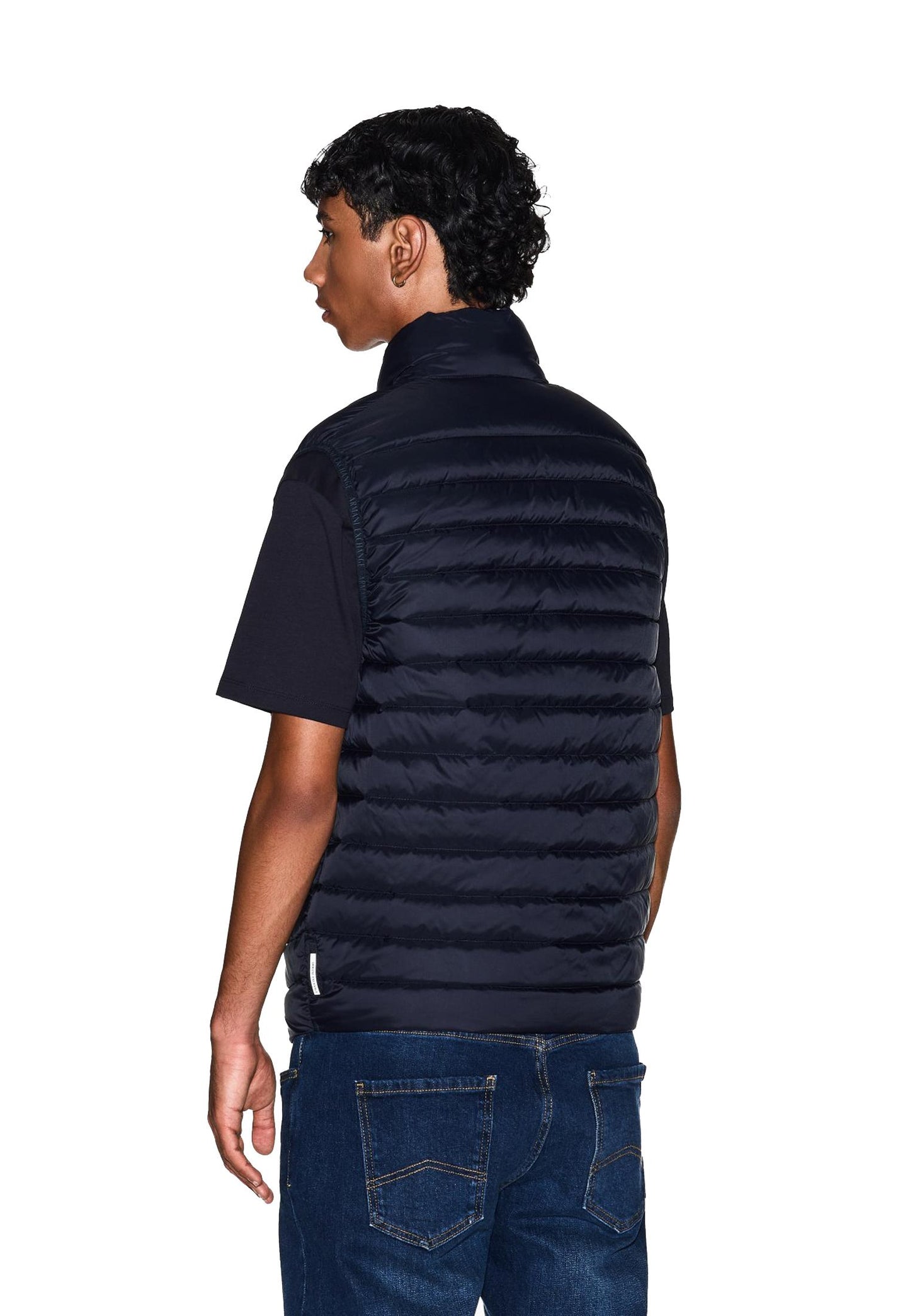 Gilet smanicato Piumino fullzip blu navy Armani Exchange A25 XM001576 AF16927 UB101UB101 ARMANI EXCHANGE 