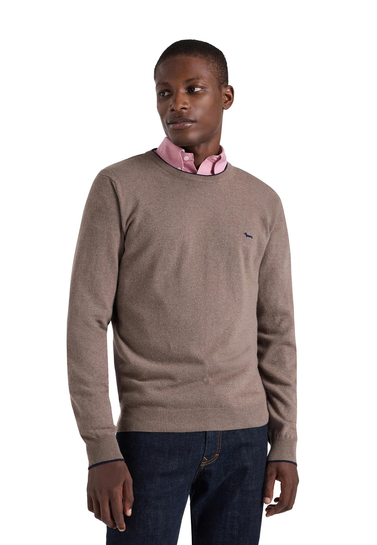 Maglione pullover misto lana marrone Harmont & Blaine A25 HRP007030187 704704 HARMONT&BLAINE 