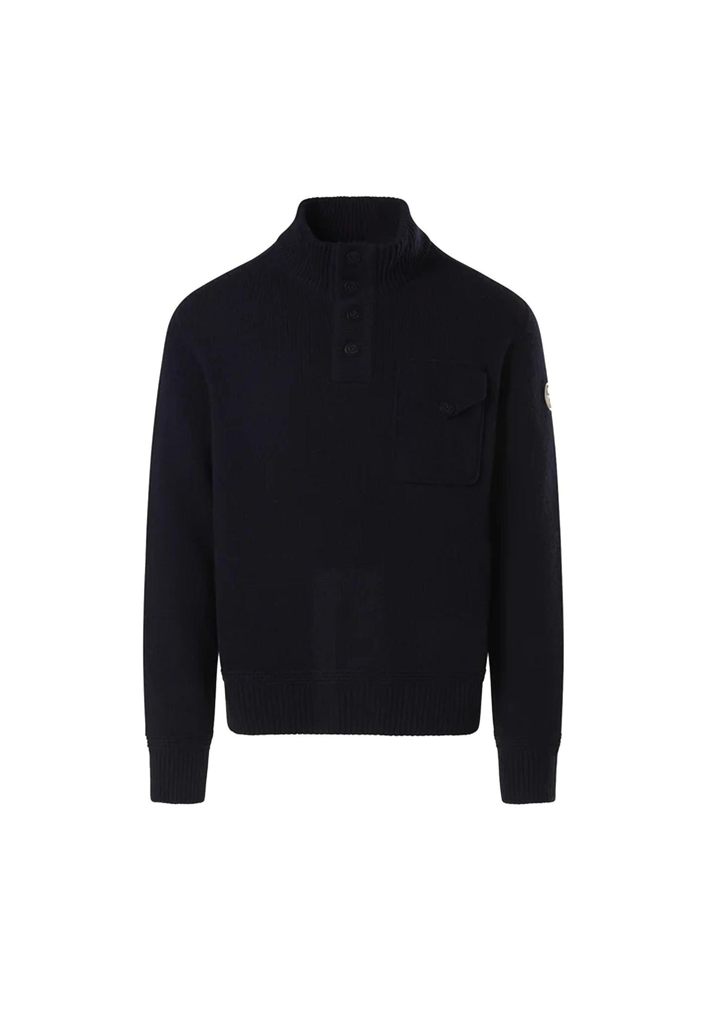 Maglione collo alto blu misto lana North Sails A25 699203 08020802 NORTH SAILS 