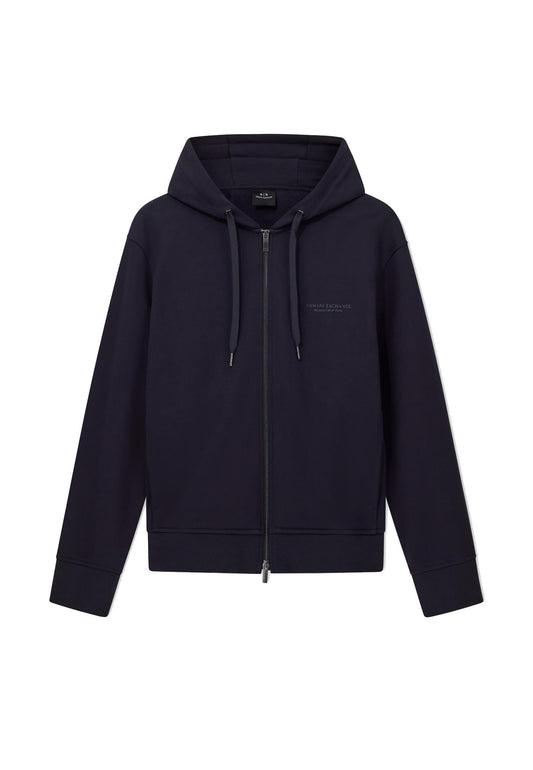Felpa con cappuccio e zip blu navy Armani Exchange A25 XM001293 AF20934 UB101UB101 ARMANI EXCHANGE 