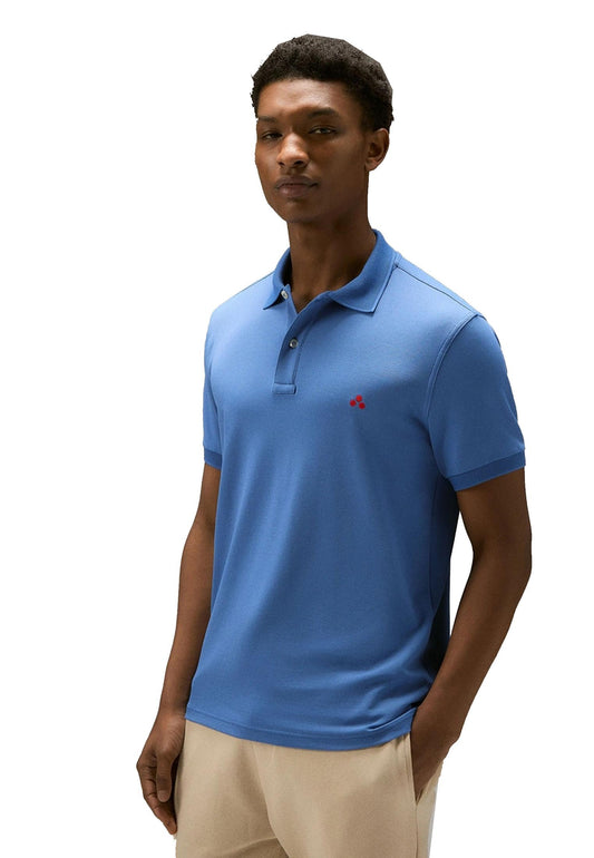 Polo blu chiaro nylon Plantago 02 Peuterey P25