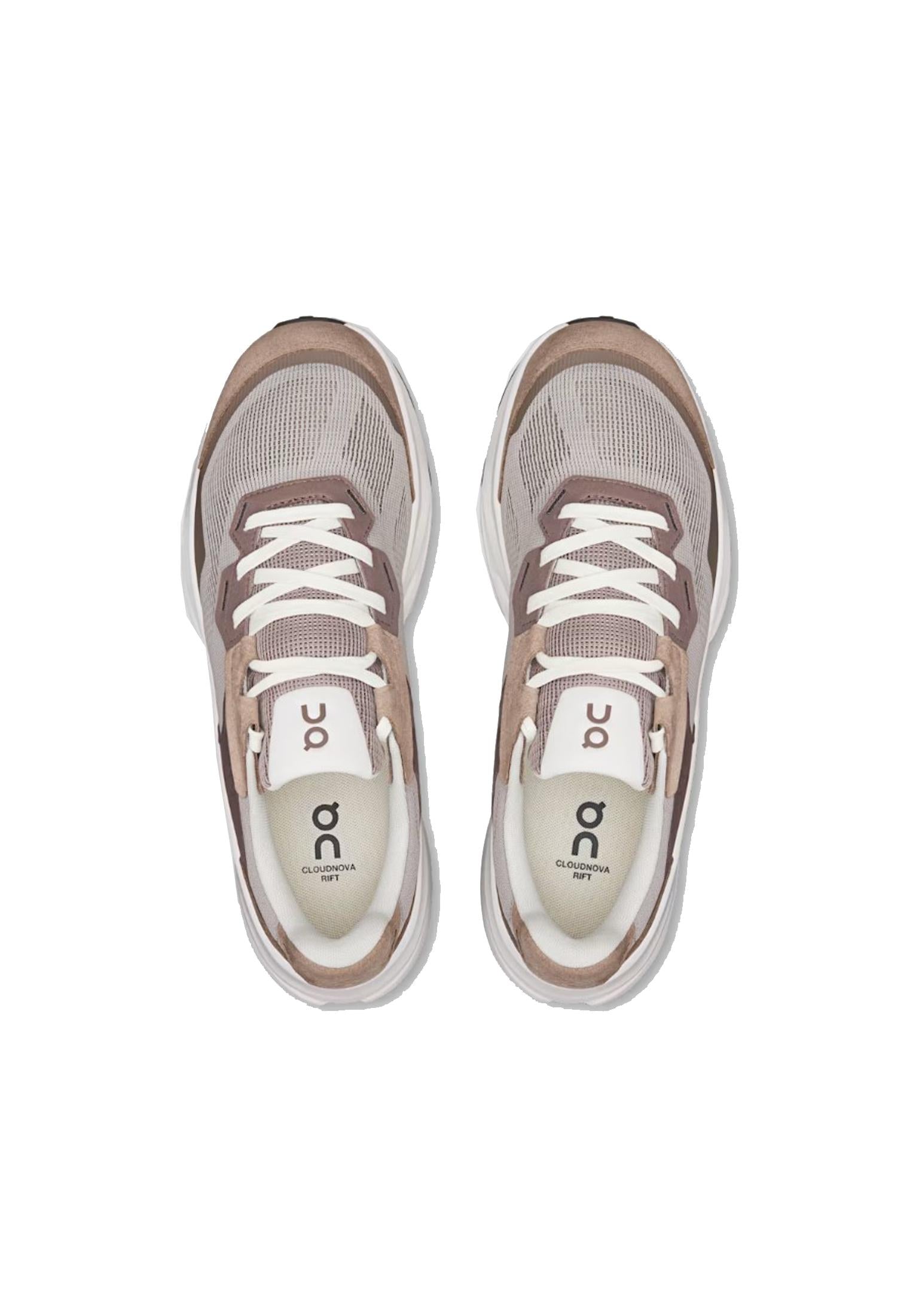 Scarpe da ginnastica sportive running beige Cloudnova Rift On P26 3MF30154847 Fog Ash ON 