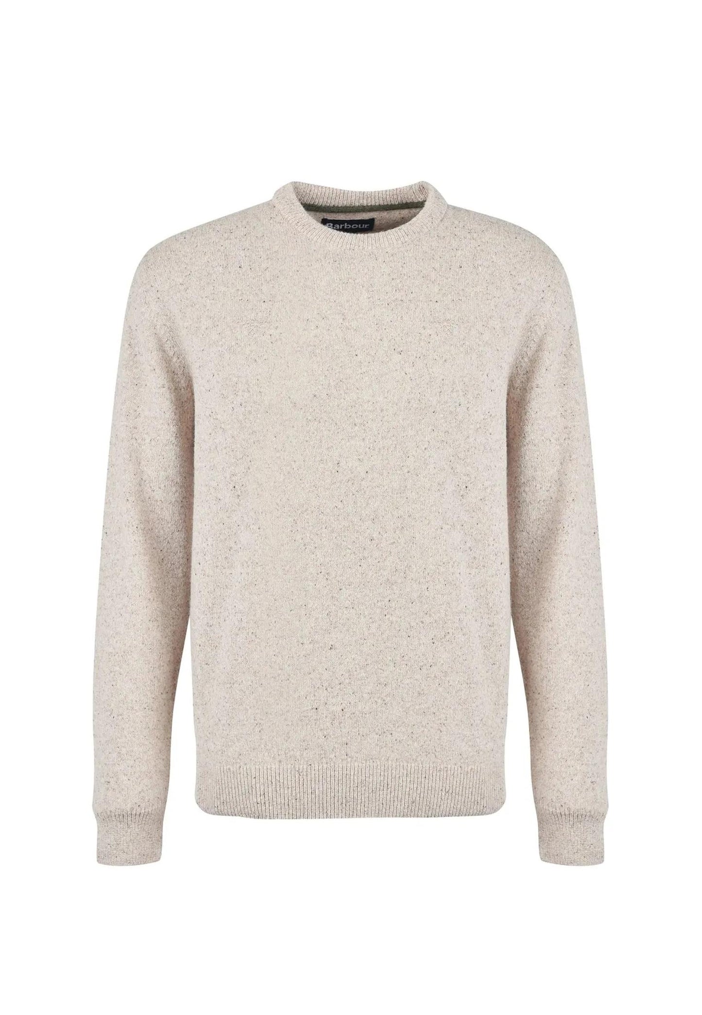 Maglione girocollo lana beige Essential Tisbury Barbour A25 252MMKN0844 ST51ST51 BARBOUR 