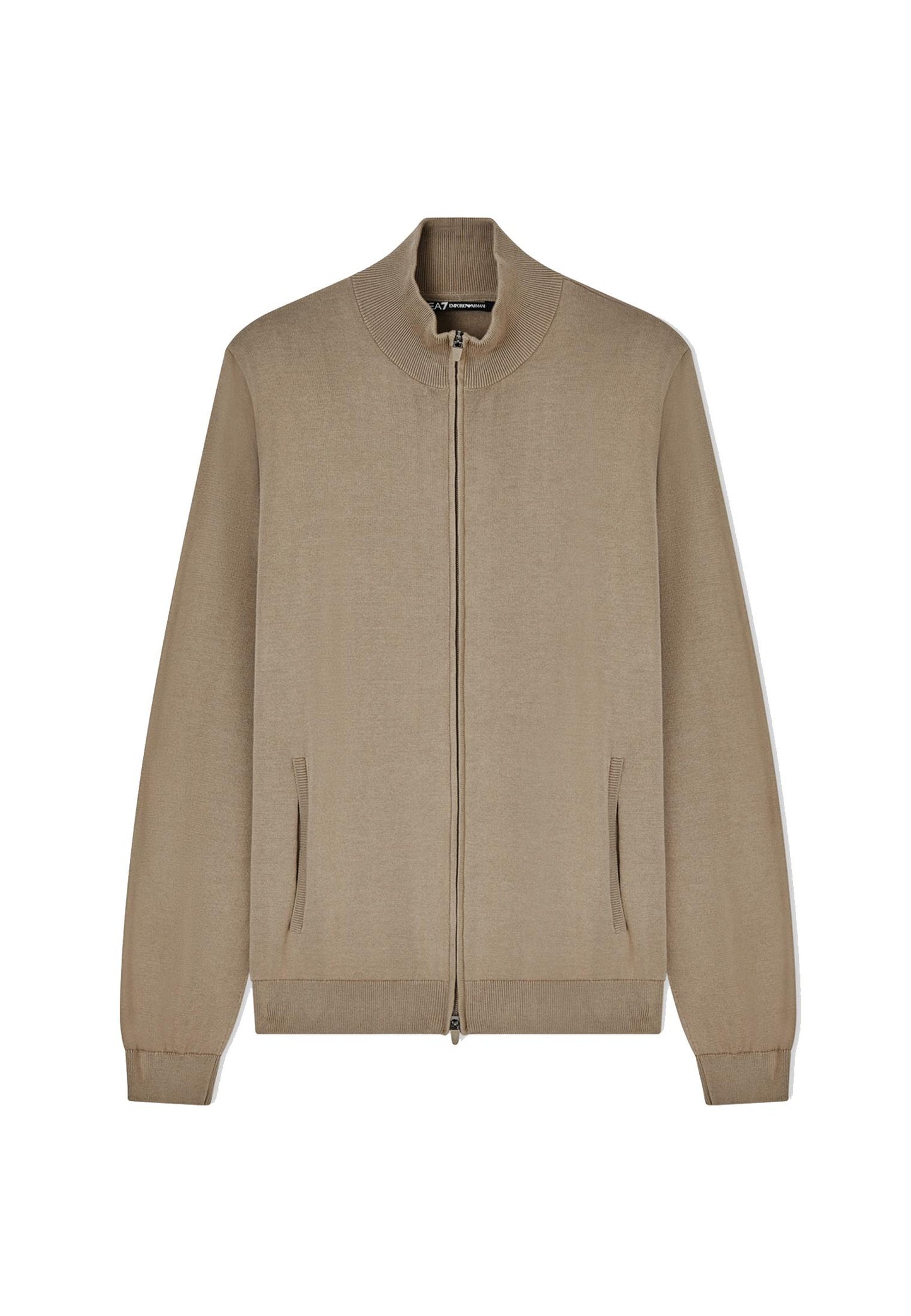 Maglia cardigan pullover fullzip marrone cotone Ea7 Armani P26 7M000542 AF14755 U6167U6167 EA7 GOLF 