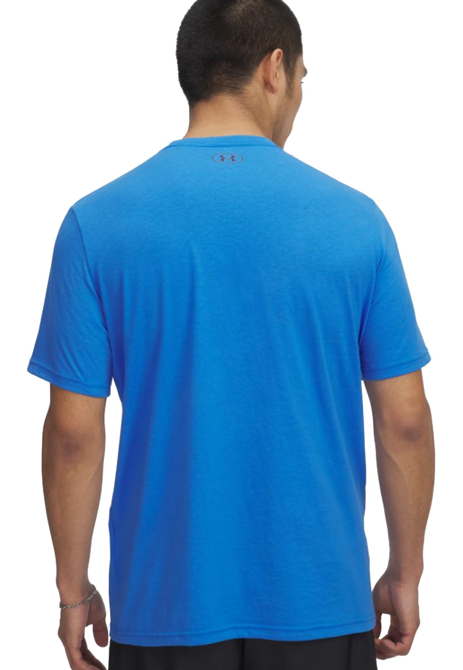 T-shirt girocollo blu College Crest Logo Under Armour A25 77-6005611 04020402 UNDER ARMOUR 