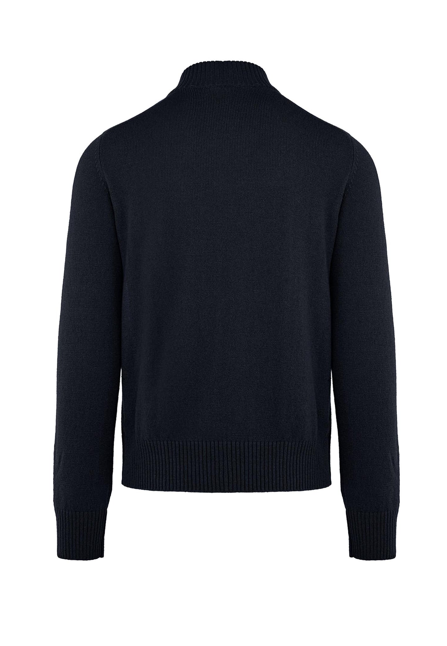 Maglione blu lana collo alto e bottoni Bomboogie A25 MM9307 KWM5297 BOMBOOGIE 