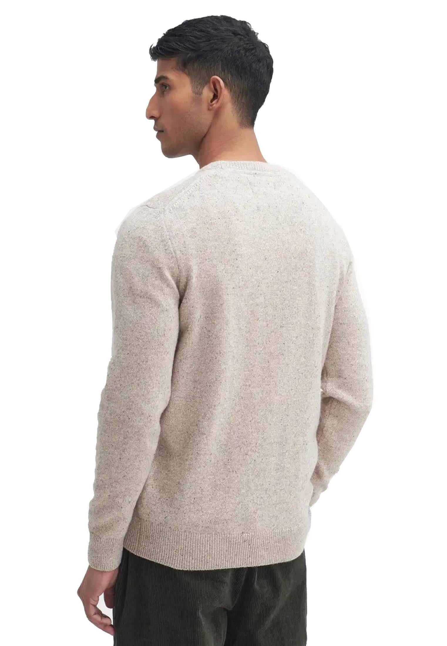 Maglione girocollo lana beige Essential Tisbury Barbour A25 252MMKN0844 ST51ST51 BARBOUR 