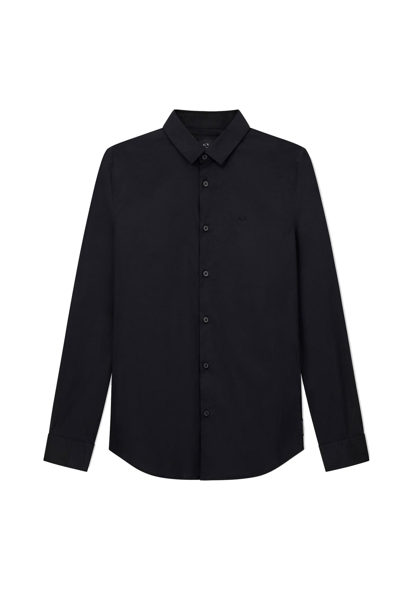 Camicia nera cotone slim fit Armani Exchange A25 8NZC31 ZN28Z 12001200 ARMANI EXCHANGE 