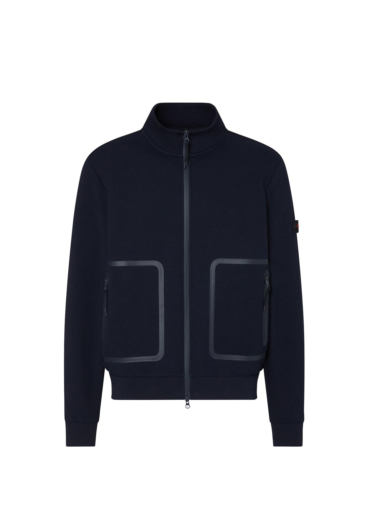 Felpa con full zip blu Scott Peuterey P26 PEU5802 99012177 215215 PEUTEREY 