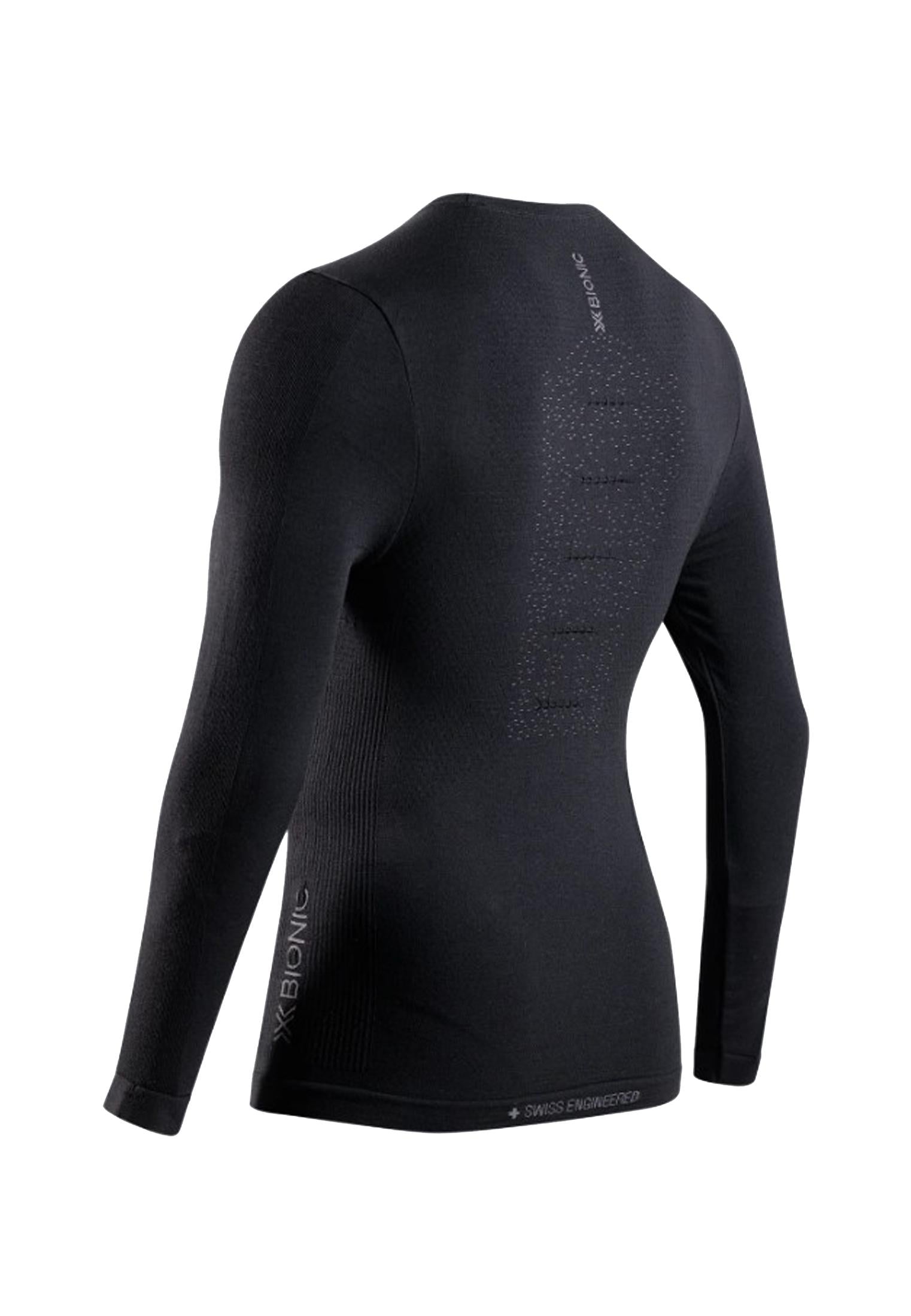 Maglia termica lana sottosci nera Mightywool X-Bionic A25 VT-W106W25M B120B120 X-BIONIC 