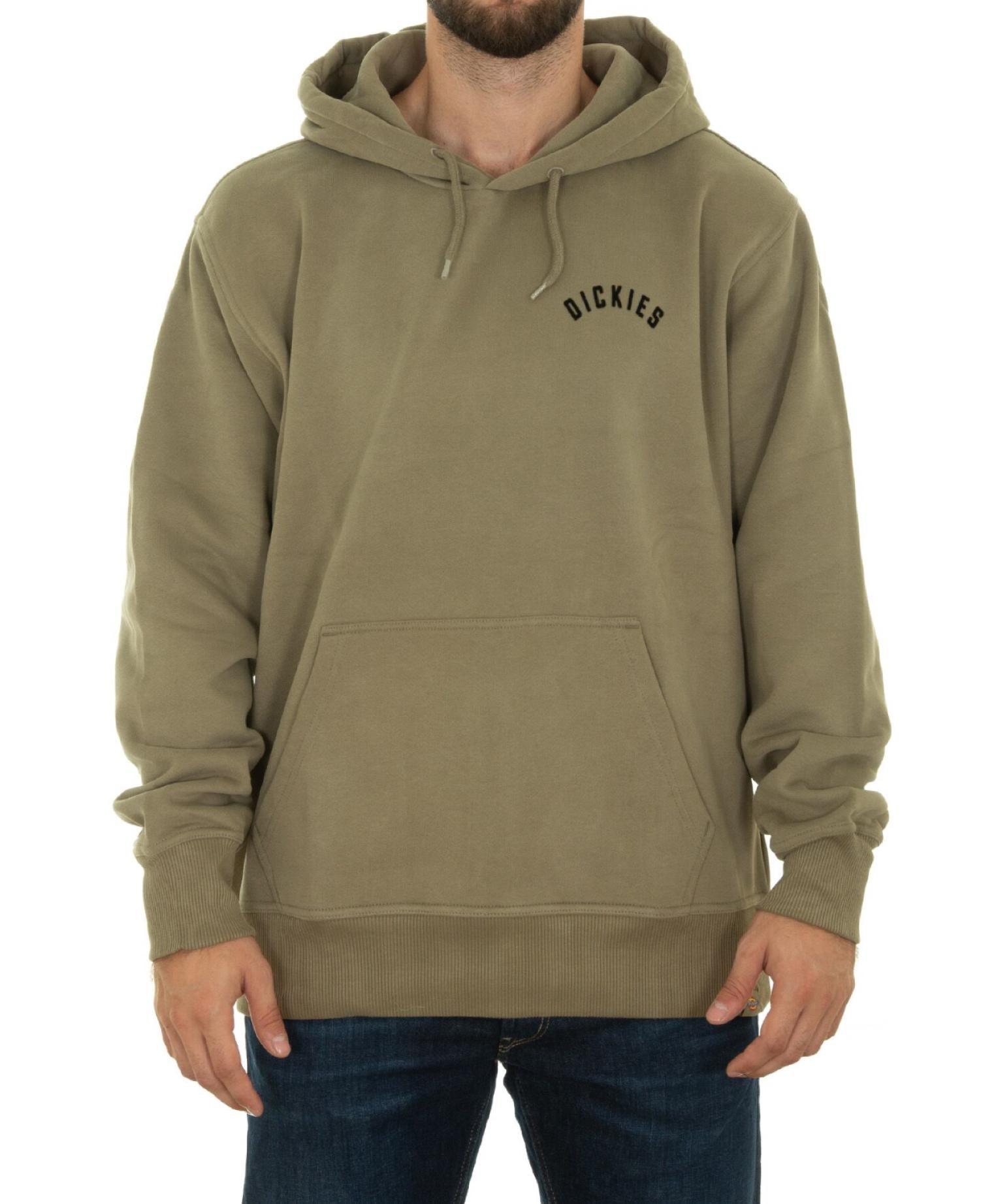 Felpa Panther con cappuccio e grafica sul retro verde imperiale Dickies A24 DK0A87CI0IP1 DK0IPDK0IP DICKIES 