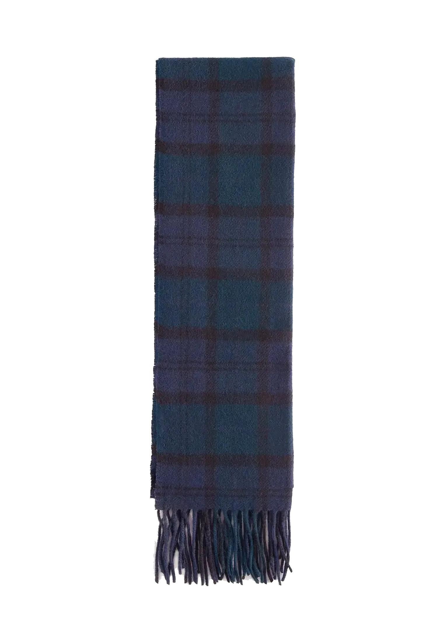 Sciarpa lana blu tartan Barbour A25 252MUSC0001 NY91NY91 BARBOUR 