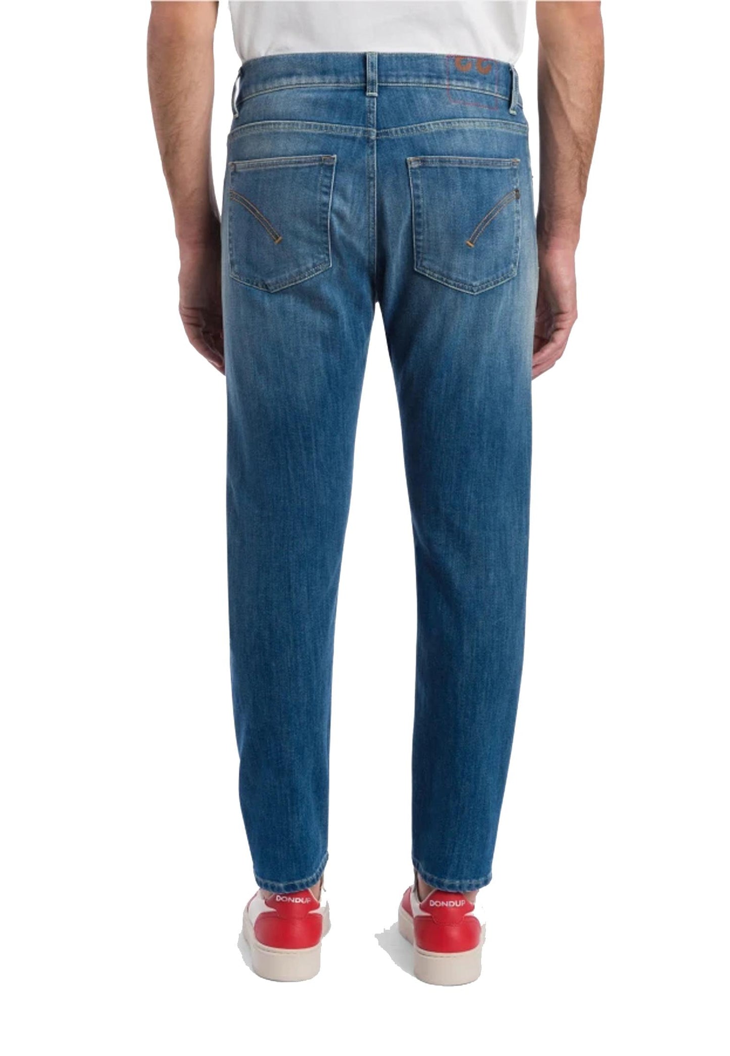 Pantalone jeans blu Dian cinque tasche carrot slim fit Dondup P26 UP576 DS0107U ME4800 DONDUP 