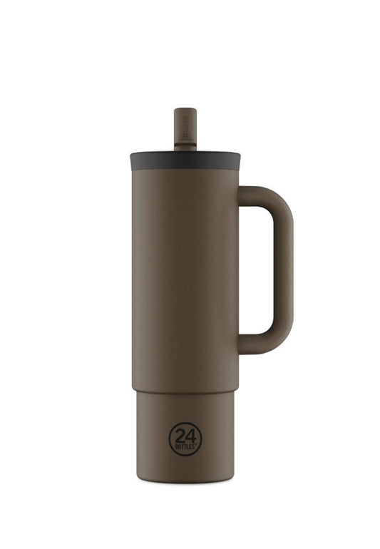 Borraccia Straw Cup marrone 24Bottles 2239- Mocha 800 ml 24BOTTLES 