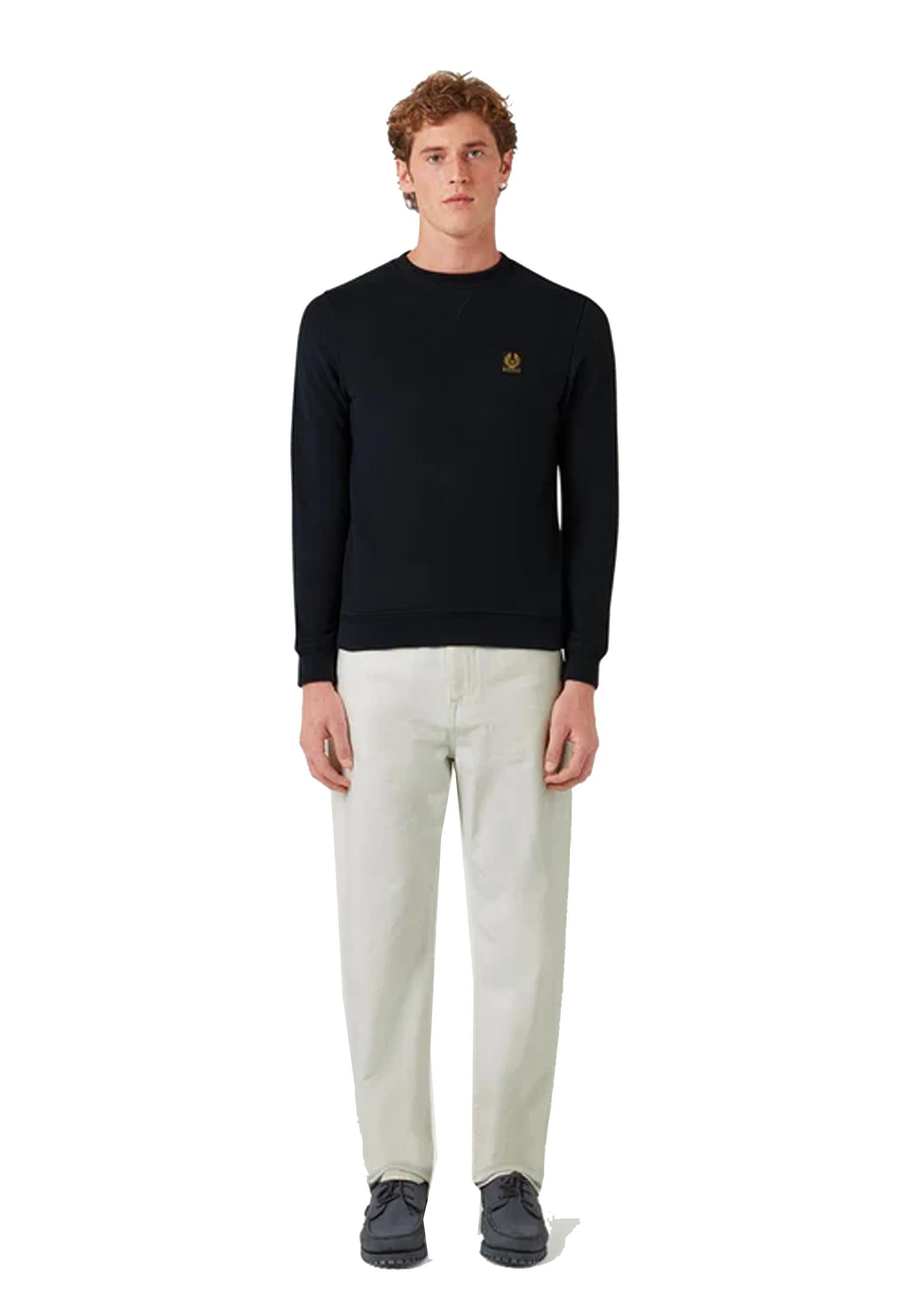 Felpa girocollo blu Belstaff P26 100049 Dark InkDark Ink BELSTAFF 