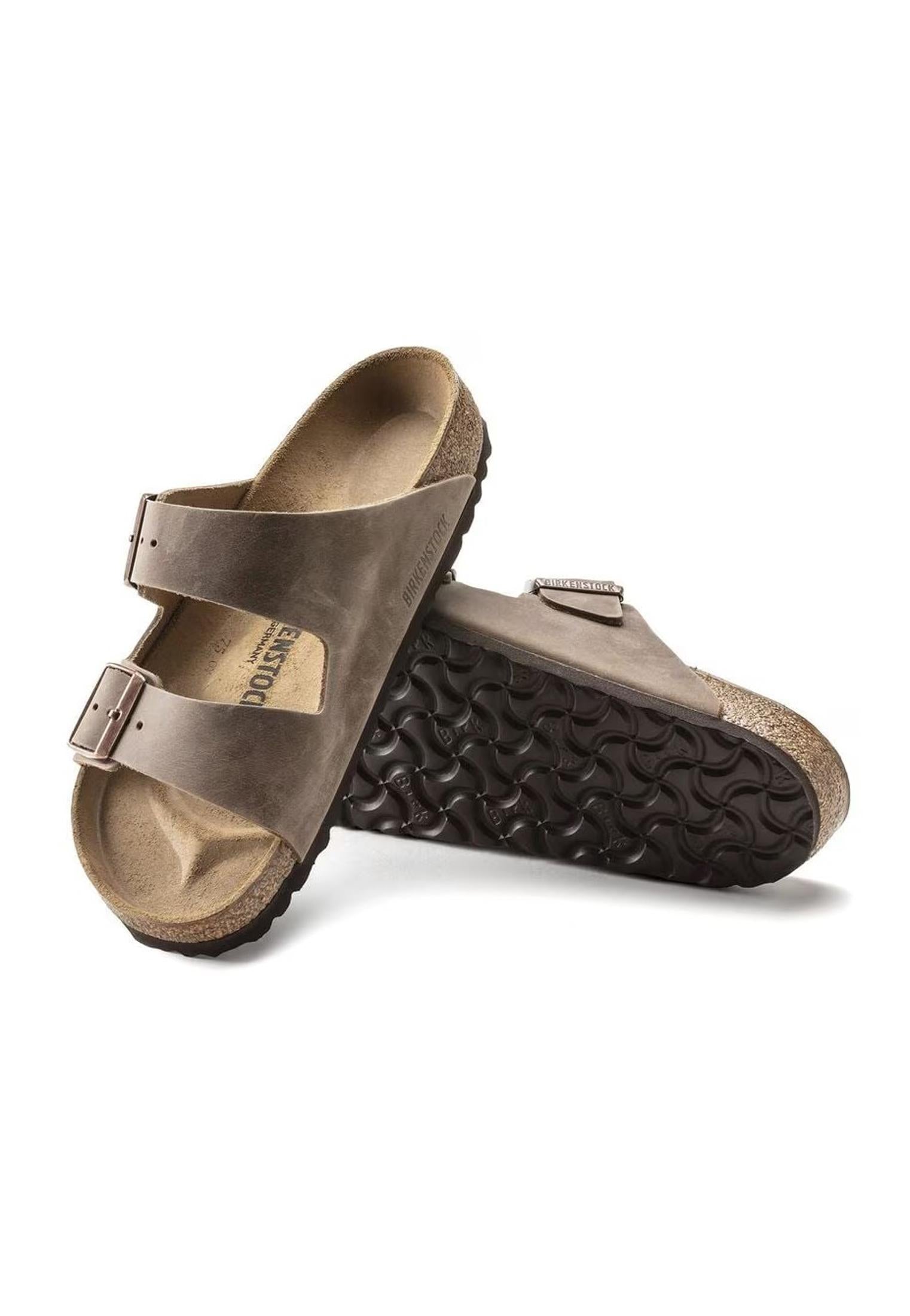 Sandalo ciabatte marrone tabacco Arizona Birkenstock P25 352203 tabacco brown BIRKENSTOCK 