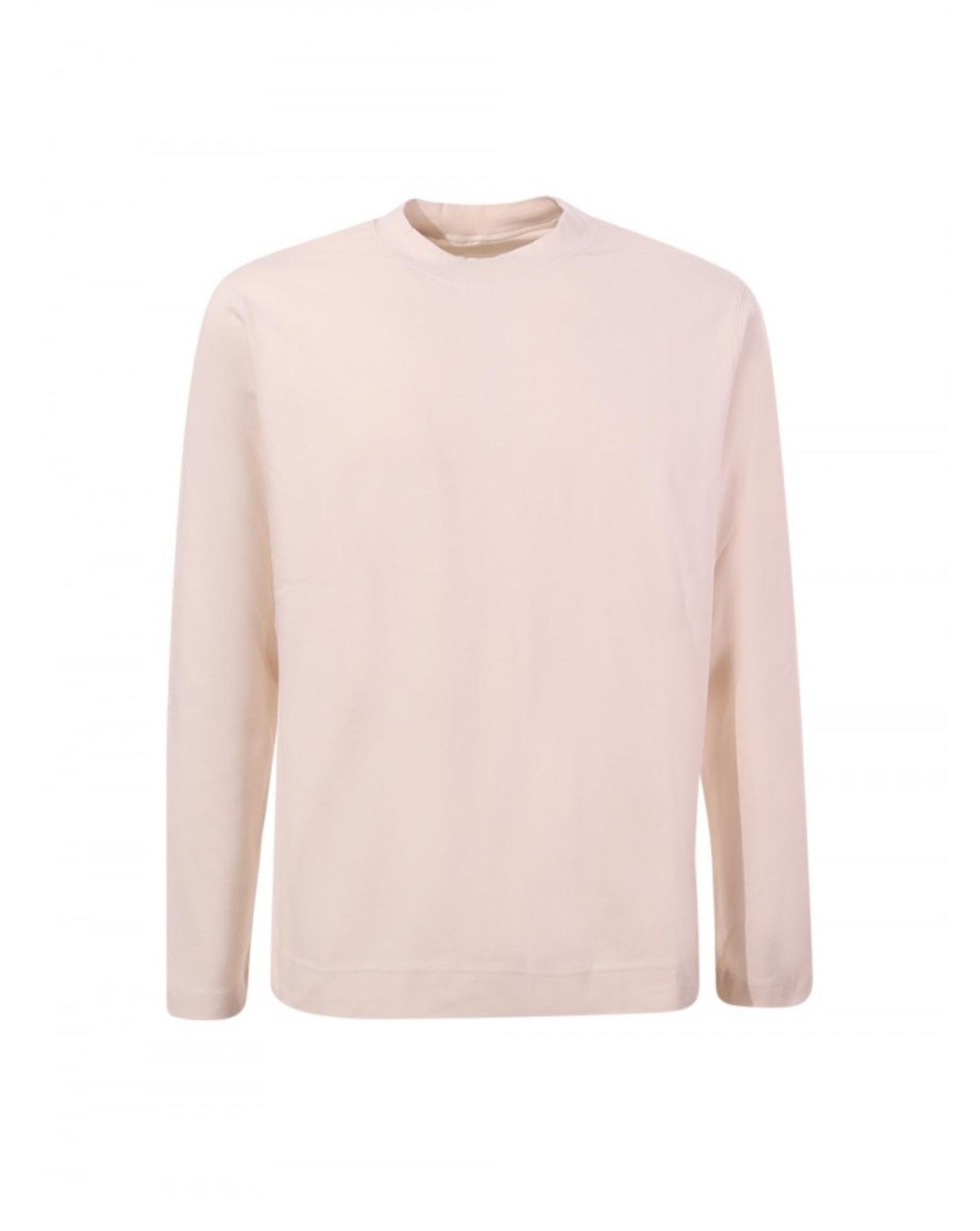 T-shirt girocollo a maniche lunghe tinta unita bianco ottico Circolo 1901 A24