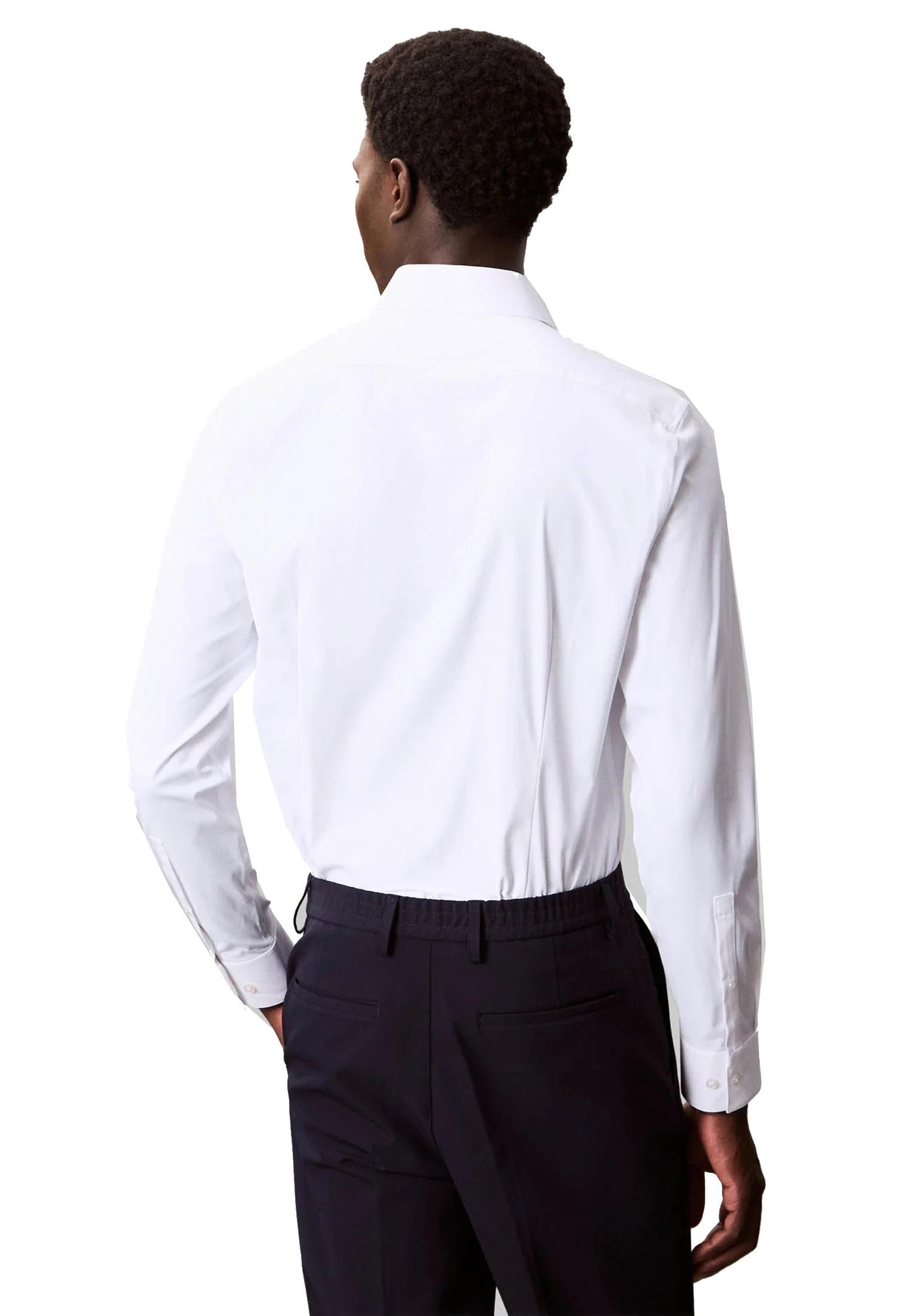 Camicia bianca performance manica lunga Calvin Klein A25 LV019EU025XXE XXEXXE CALVIN KLEIN 