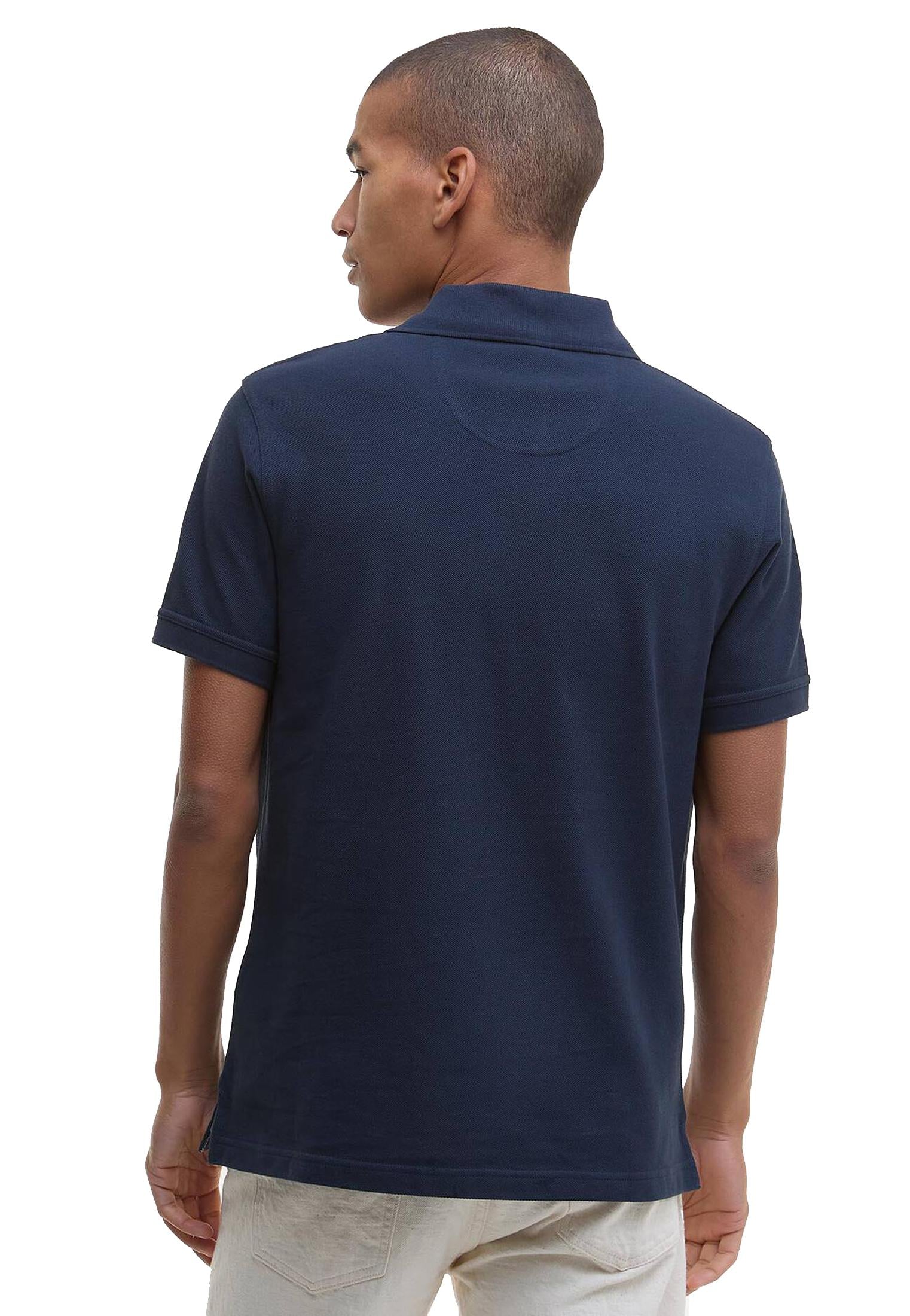 Polo mezza manica classica blu Barbour P26 MML0012 NY31NY31 BARBOUR 