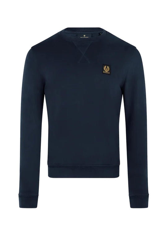 Felpa girocollo blu Belstaff P26 100049 Dark InkDark Ink BELSTAFF 