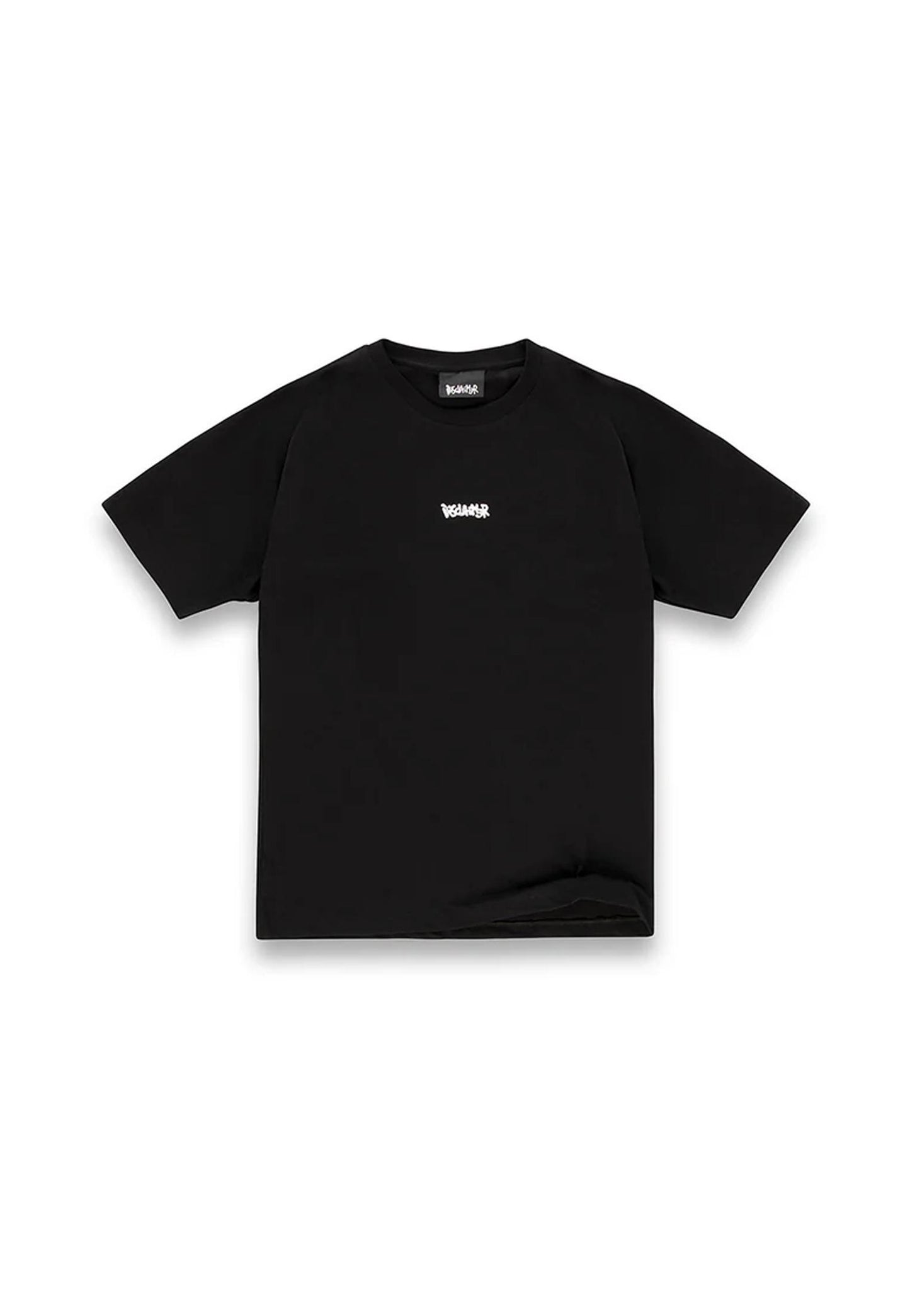 T-shirt girocollo cotone nera Disclaimer A25 25IDS55117 //NERO/NERO DISCLAIMER 