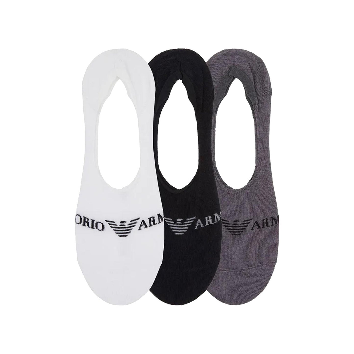 Calze tre paia nero/bianco/grigio Emporio Armani A24