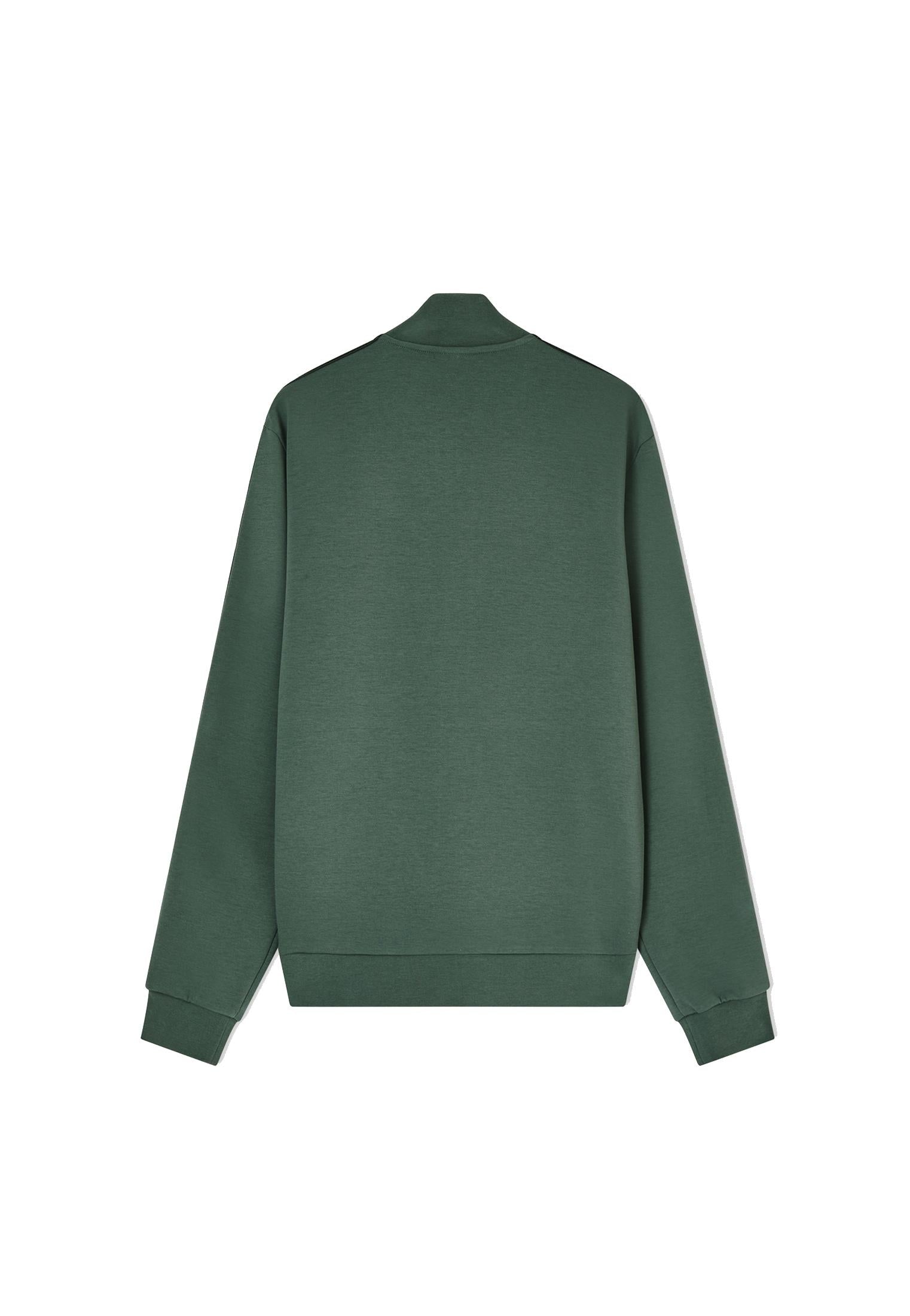 Felpa con cerniera misto cotone verde EA7 Armani P26 7M001479 AF12660 U7260U7260 EA7 