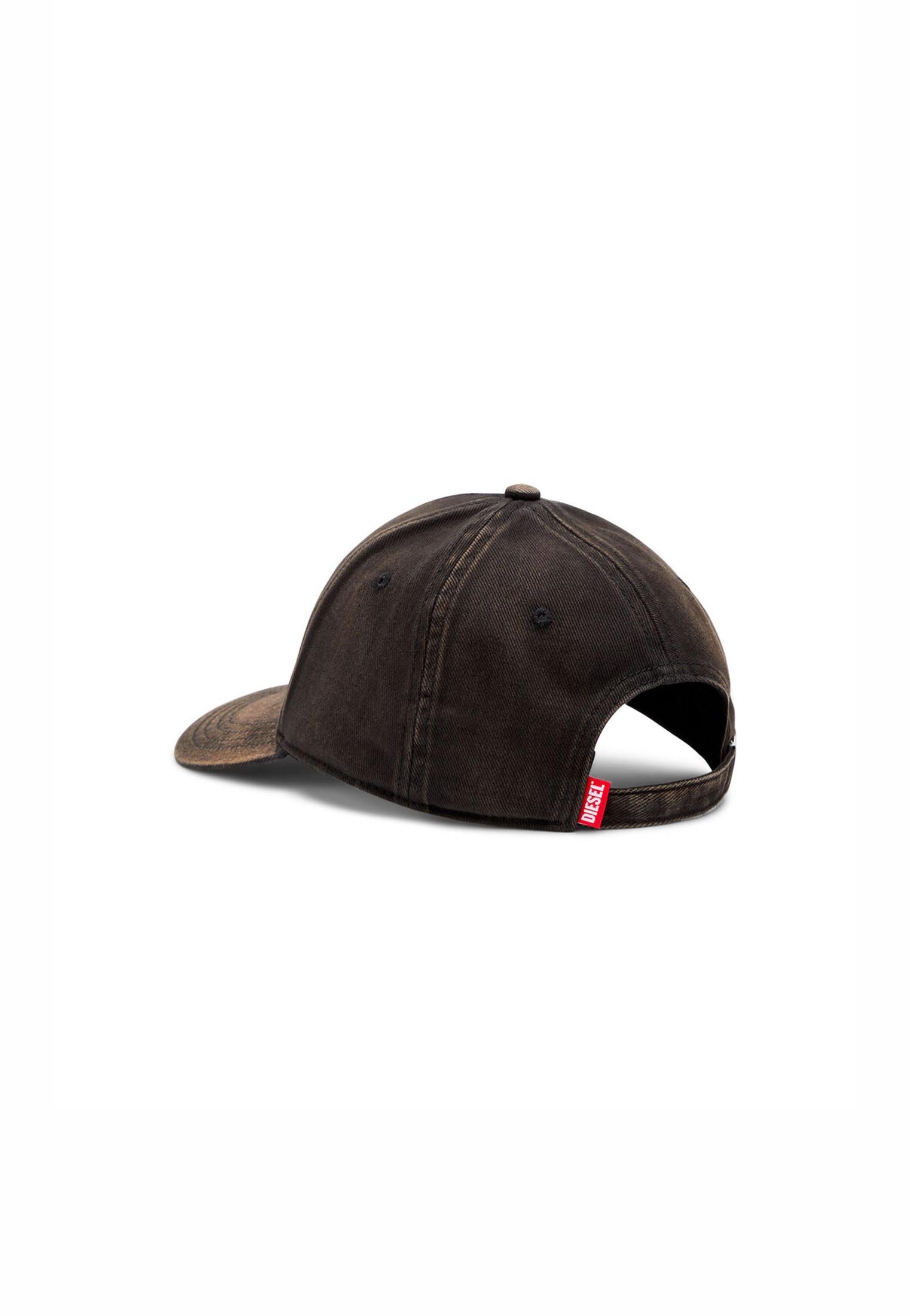 Cappello da baseball nero cotone Diesel P26 A113610BLAA 9XX4 DIESEL 