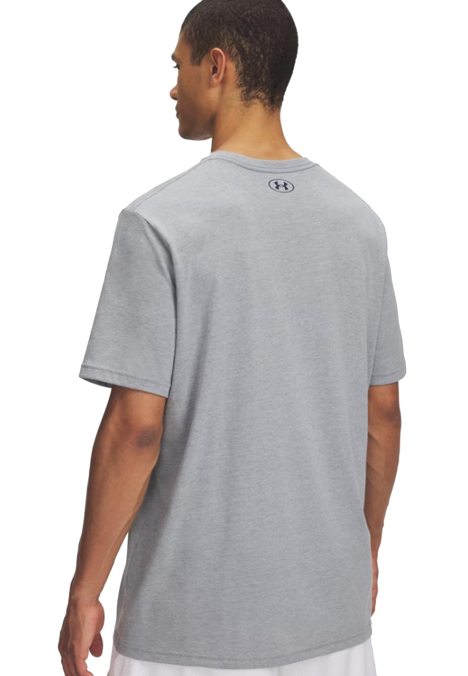 T-shirt girocollo grigio College Crest Logo Under Armour A25 77-6005611 00350035 UNDER ARMOUR 