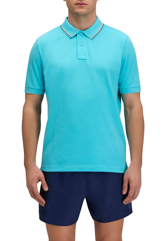 Polo mezza manica turchese cotone Pima Sundek P26 M981PLPQ800 M6S10805203 SUNDEK 