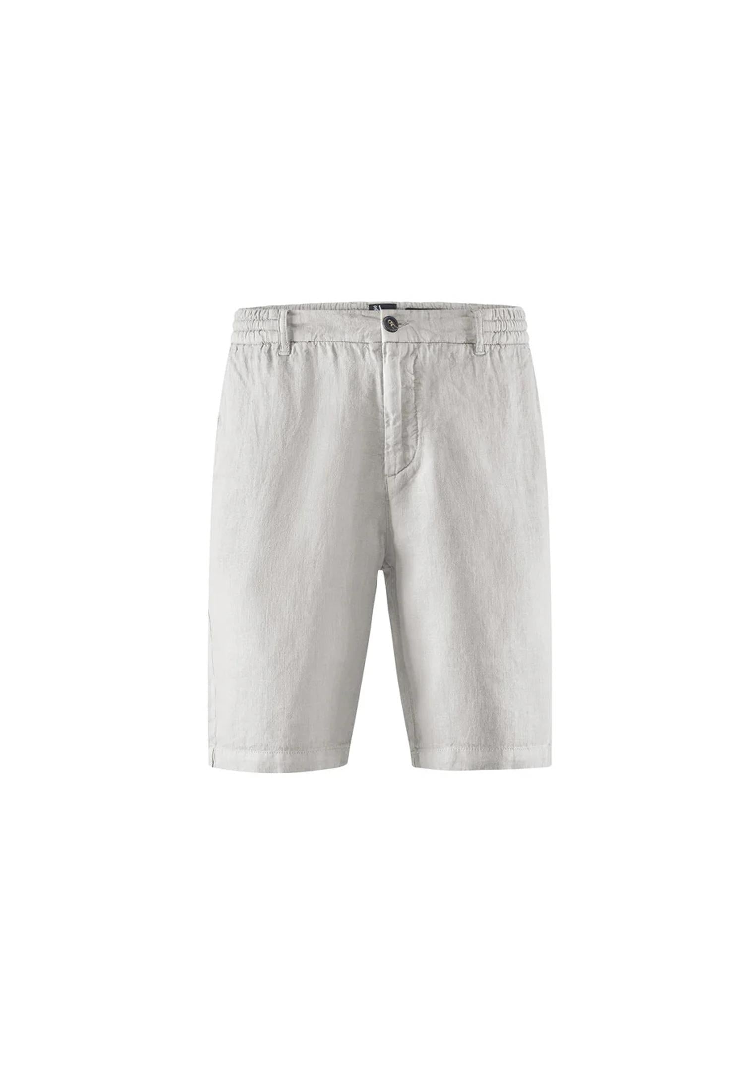 Pantaloni corti bermuda bianca lino Bomboogie P26 BMPARKLCC6 0101 BOMBOOGIE 