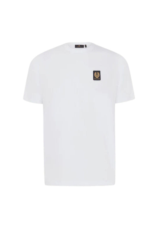 T-shirt girocollo bianca cotone Belstaff A25 100055 WHITE BELSTAFF 