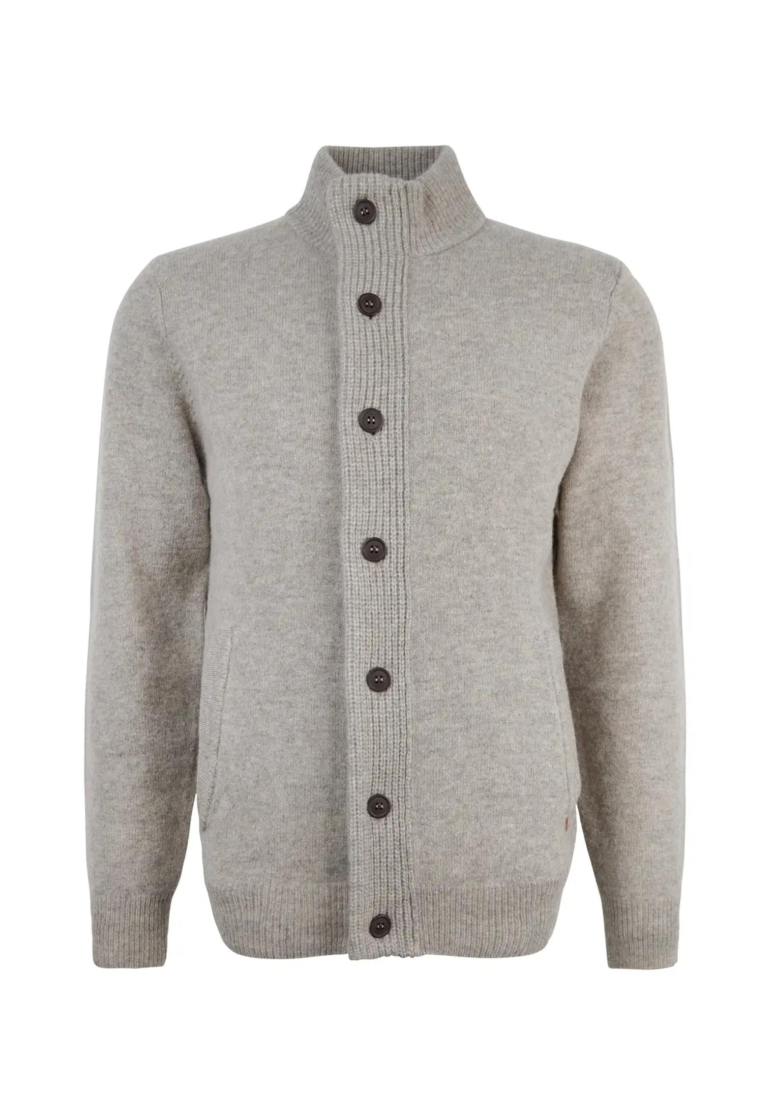 Maglione beige maglia grossa lana Patch Barbour A25 252MMKN0731 ST16ST16 BARBOUR 